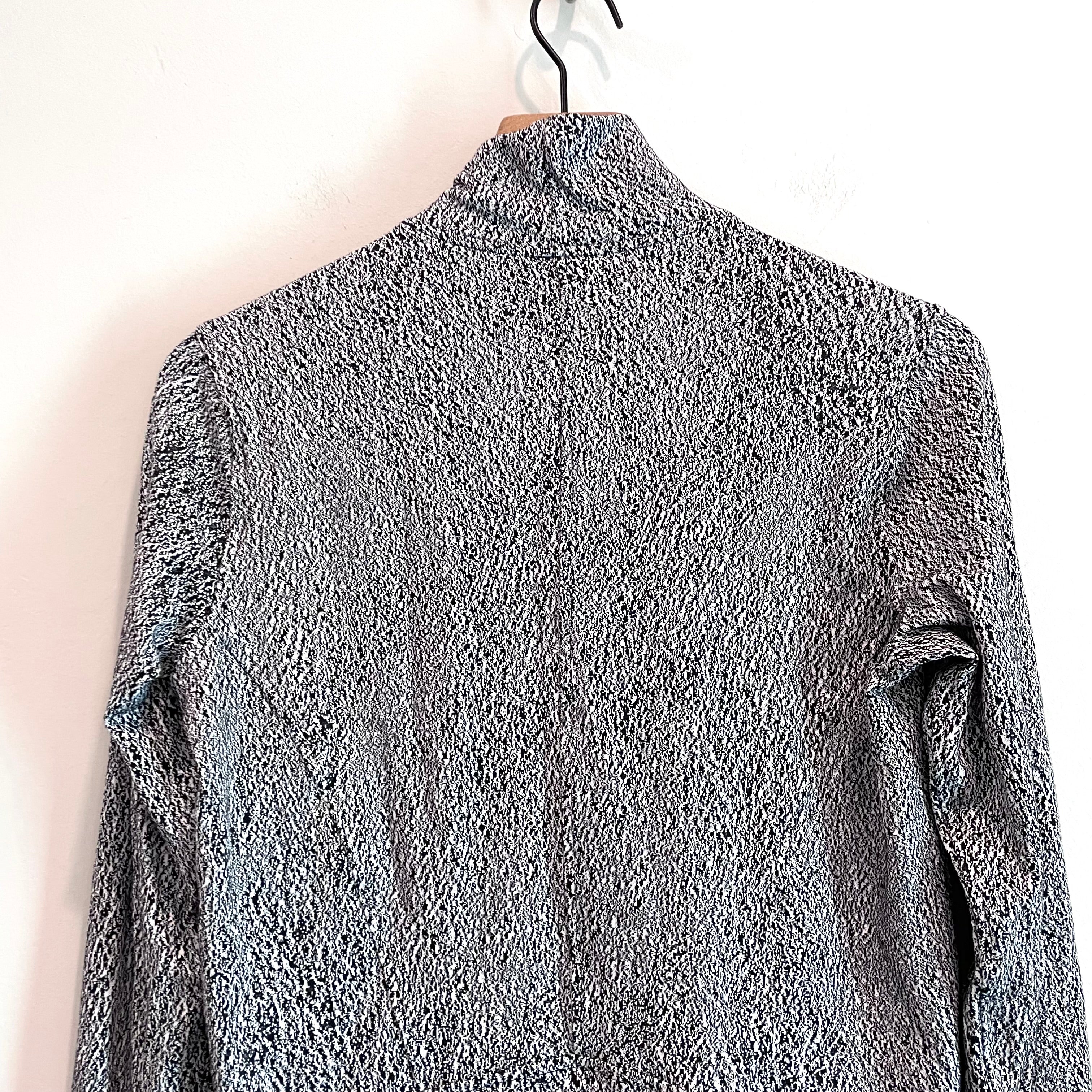 Marled Mock Neck Pullover Top