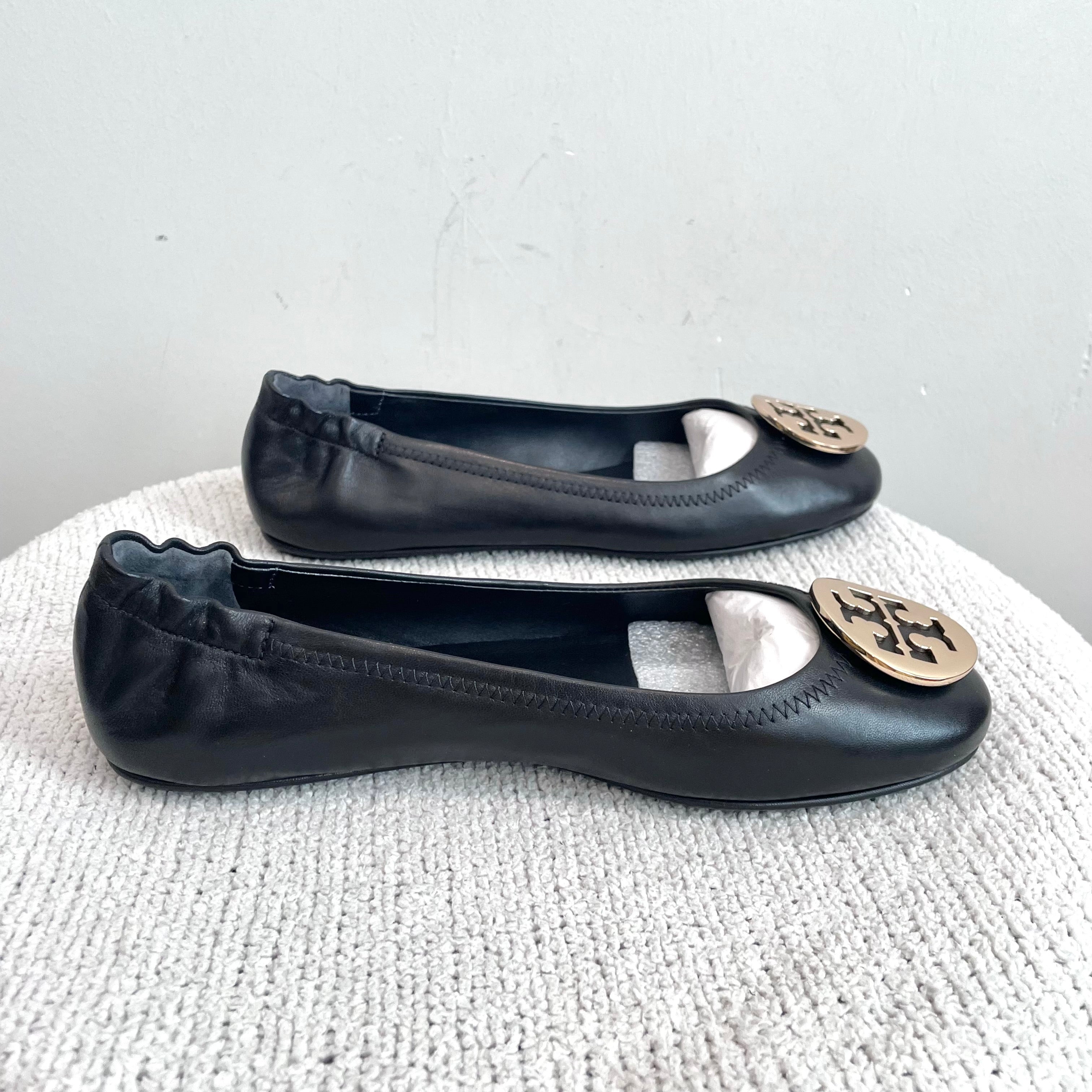 Leather Travel Ballet Flats