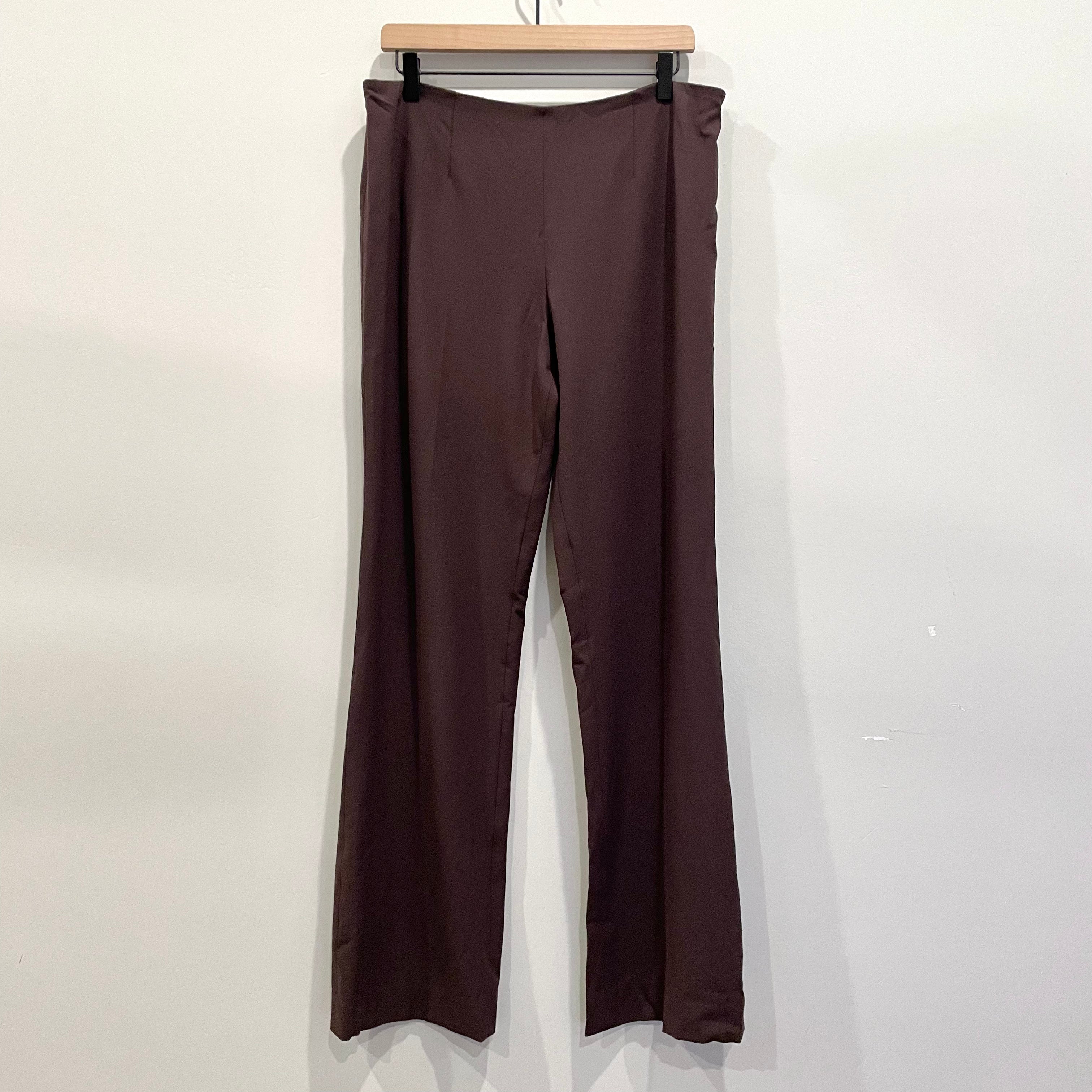 Wool Blend Straight Leg Dress Pants