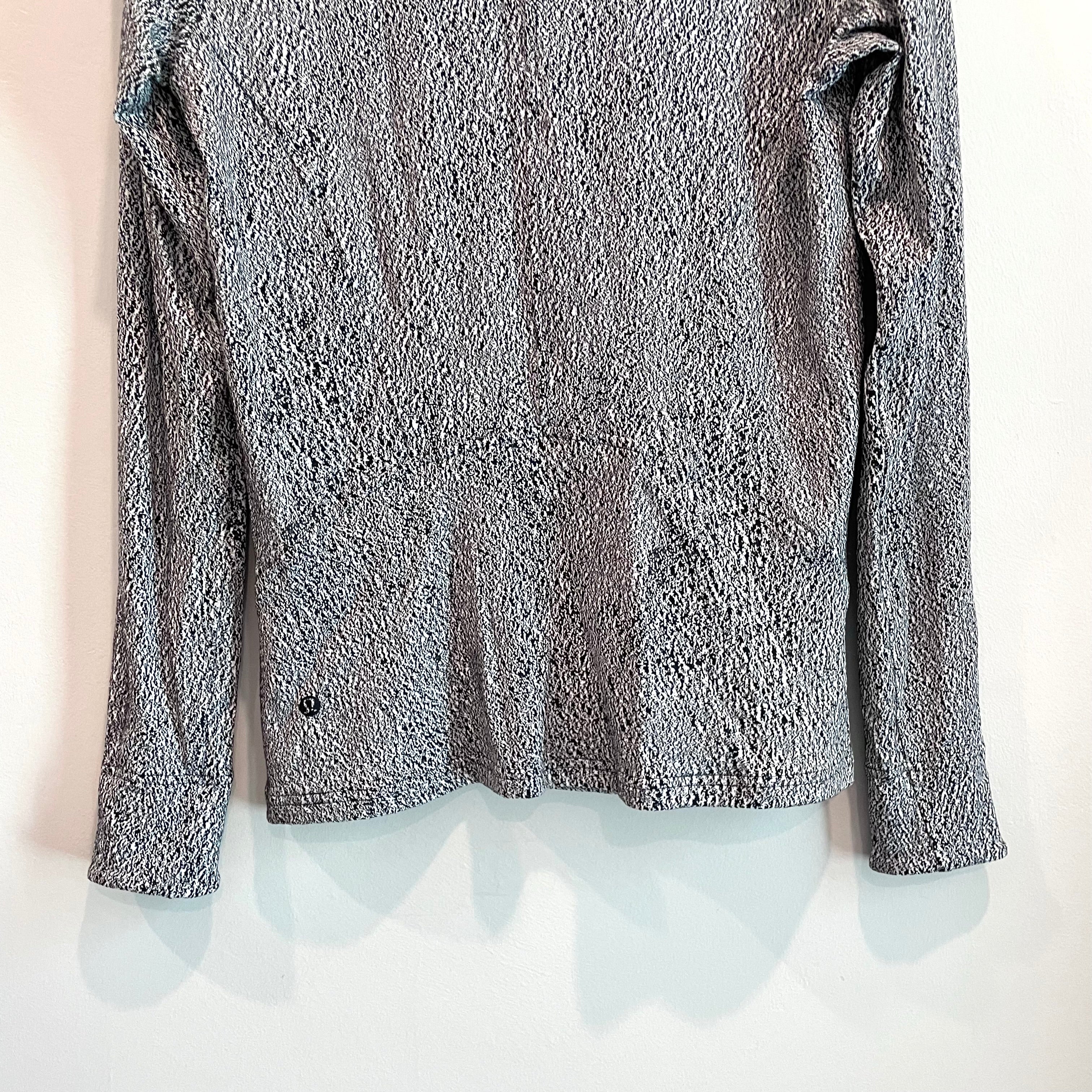 Marled Mock Neck Pullover Top