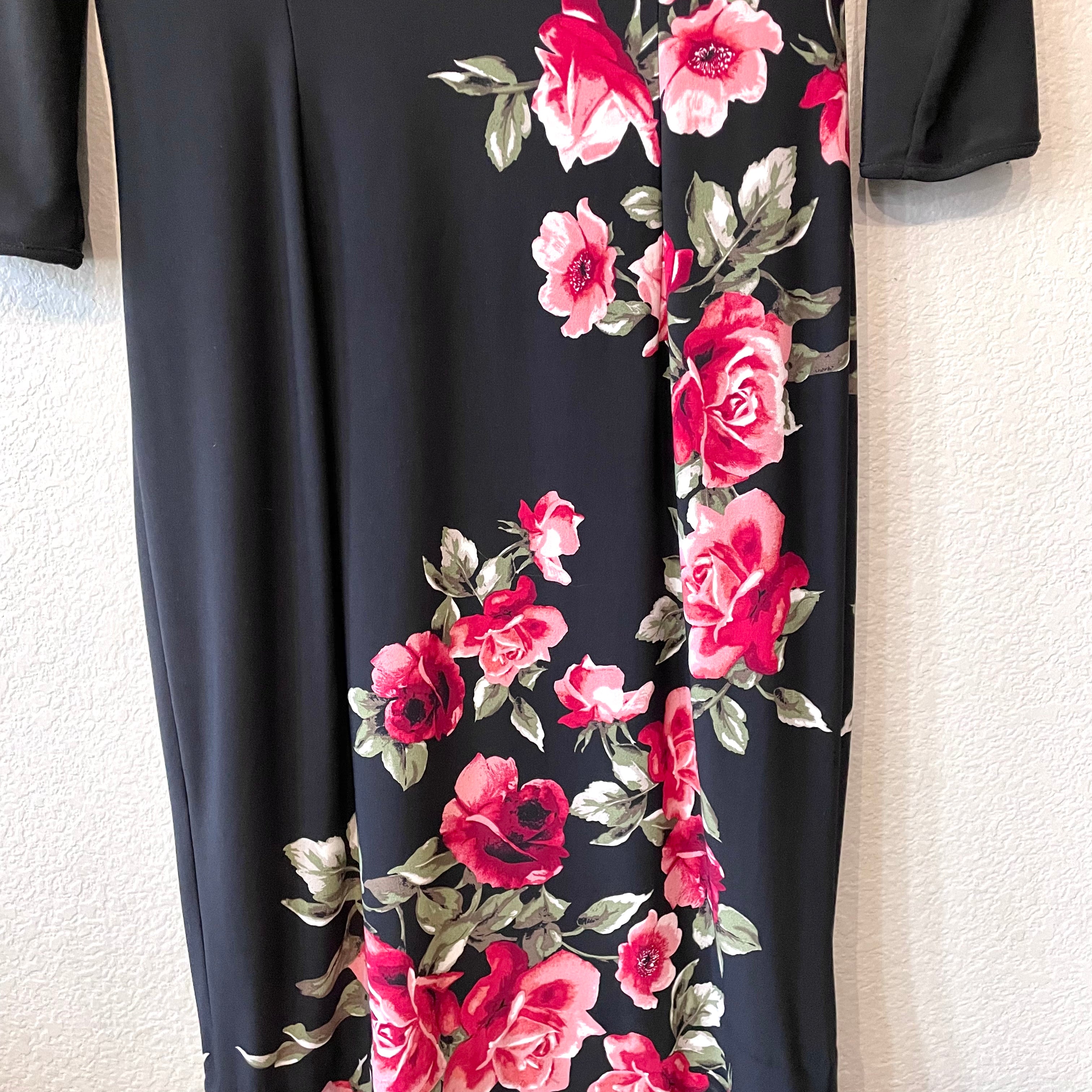 Reversible Floral Sheath Dress