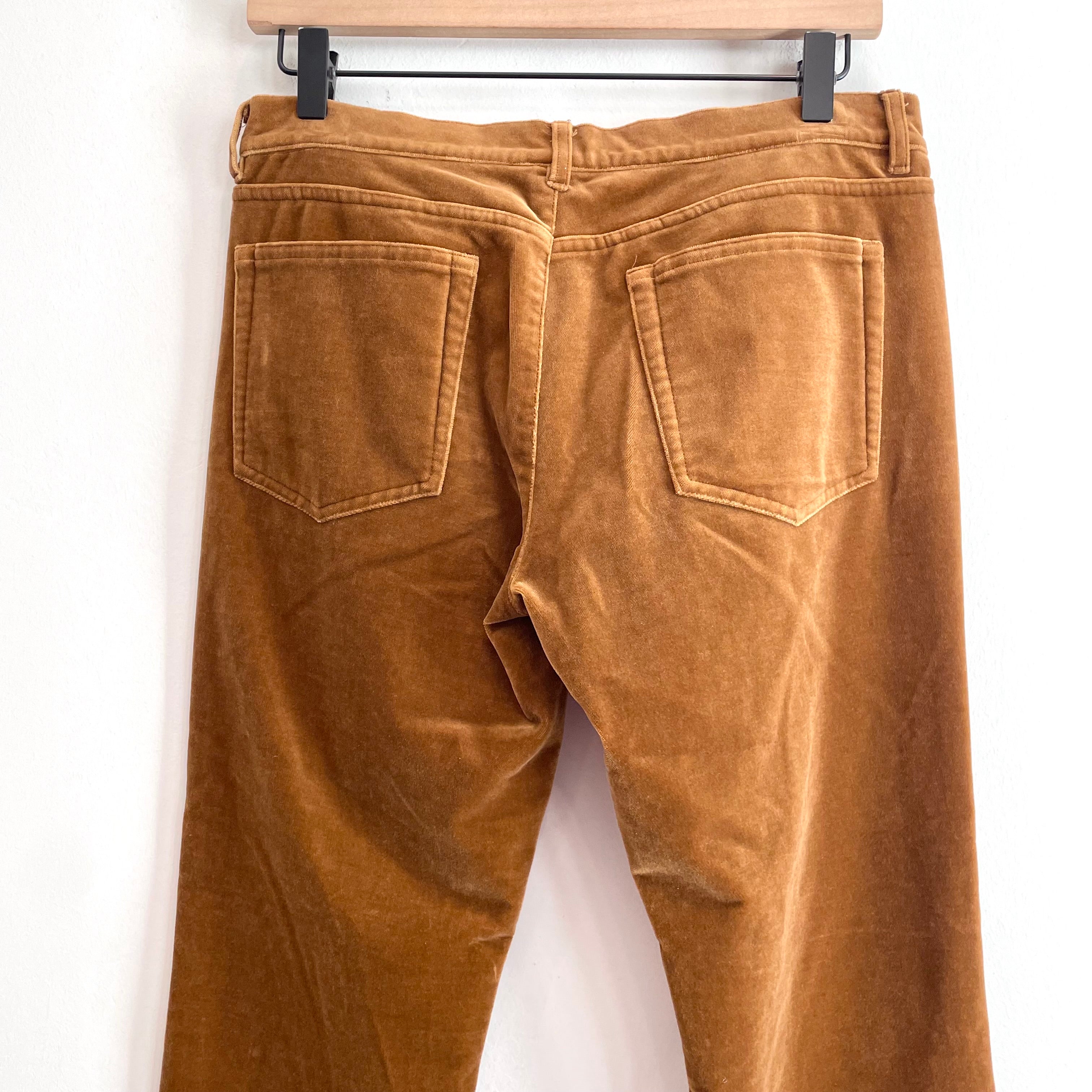 Velvet Bootcut Pants