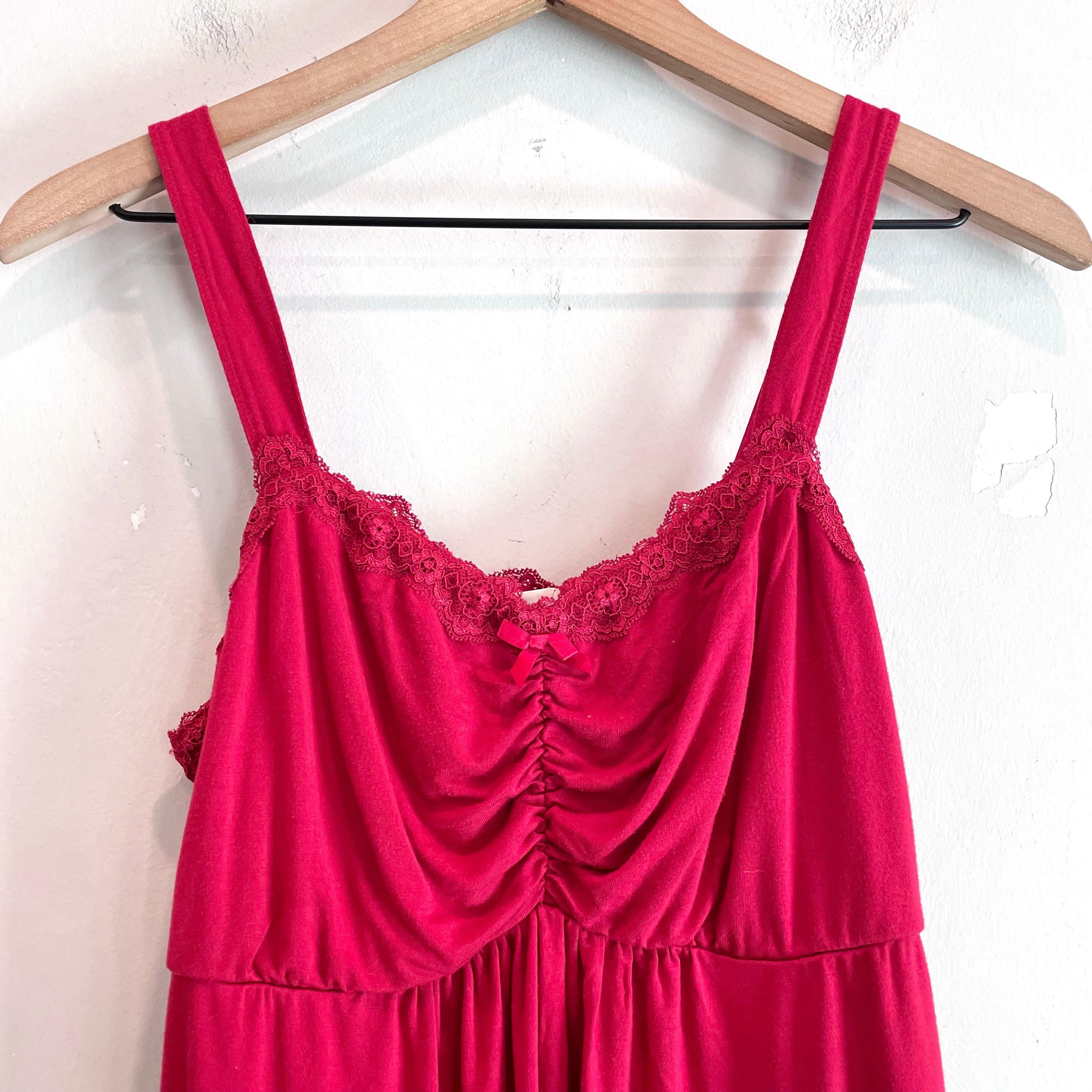 Lace Trim Sleep Tank