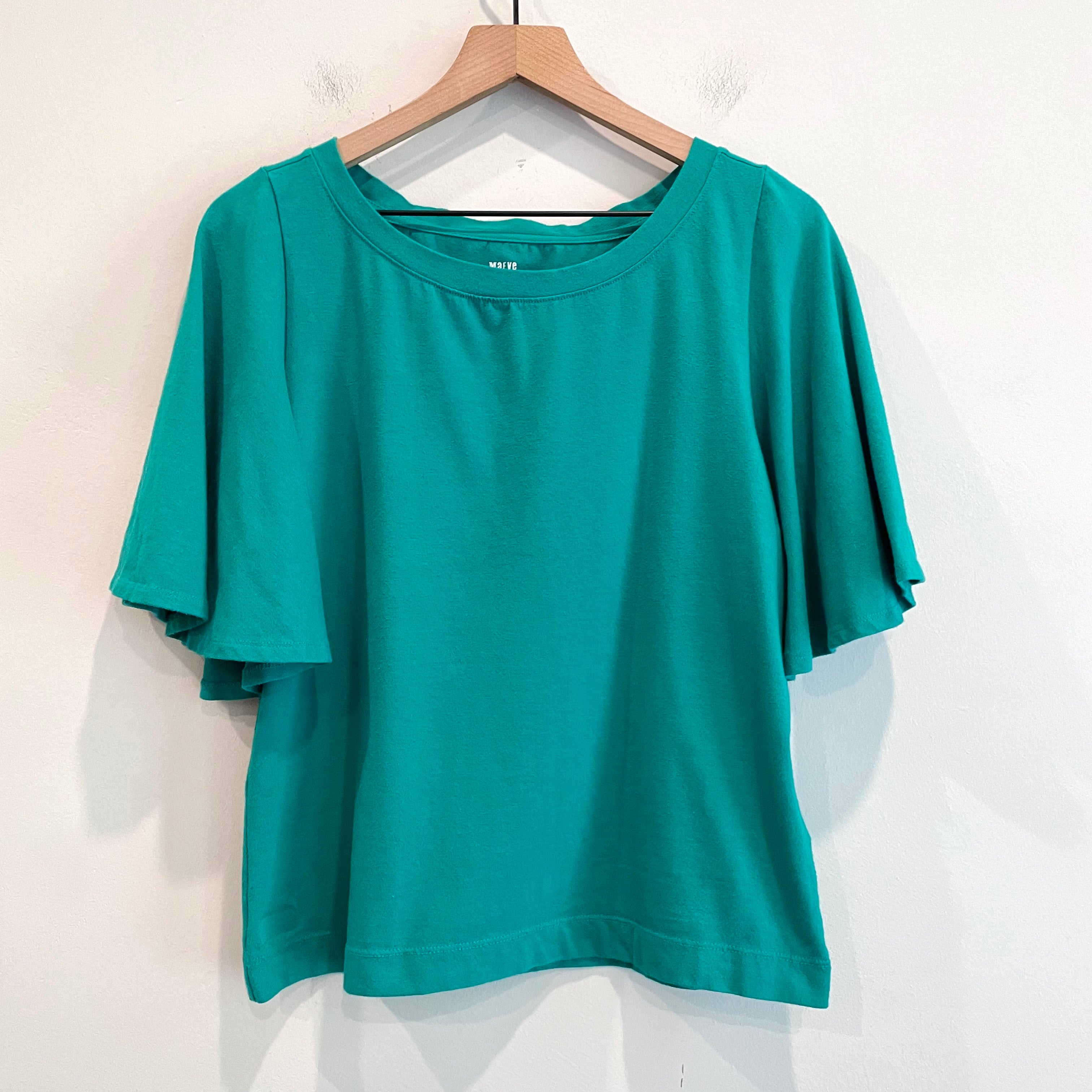 Ruffle Short Sleeve Tee