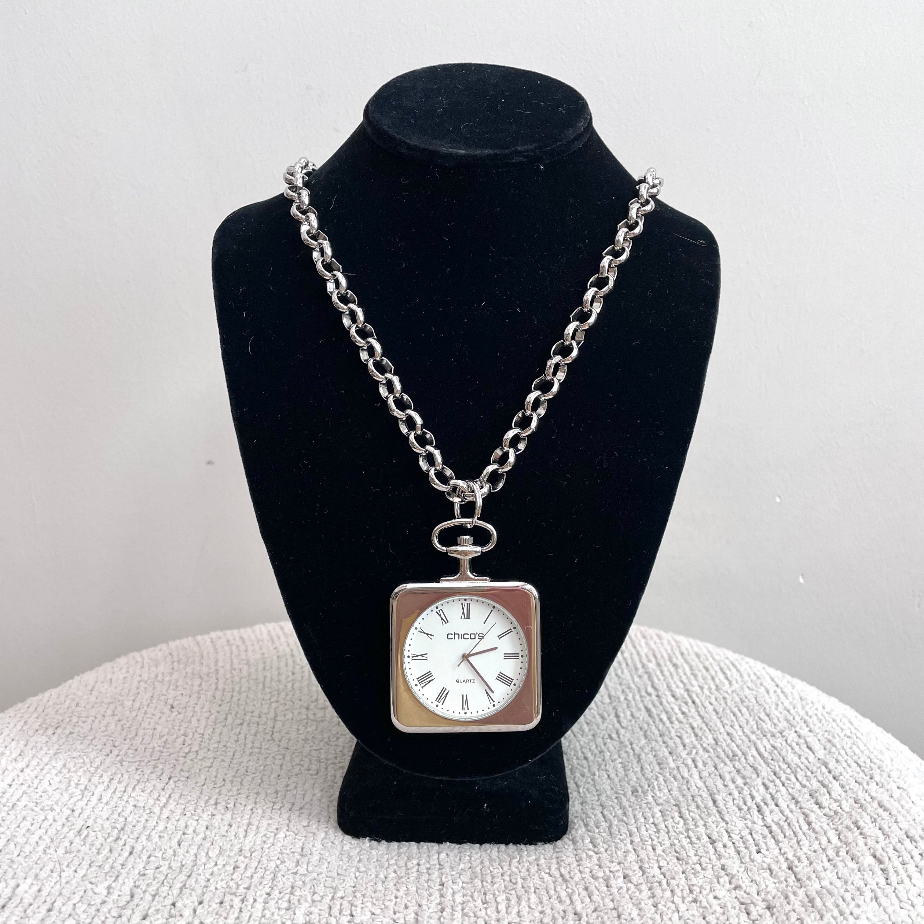 Square Watch Necklace