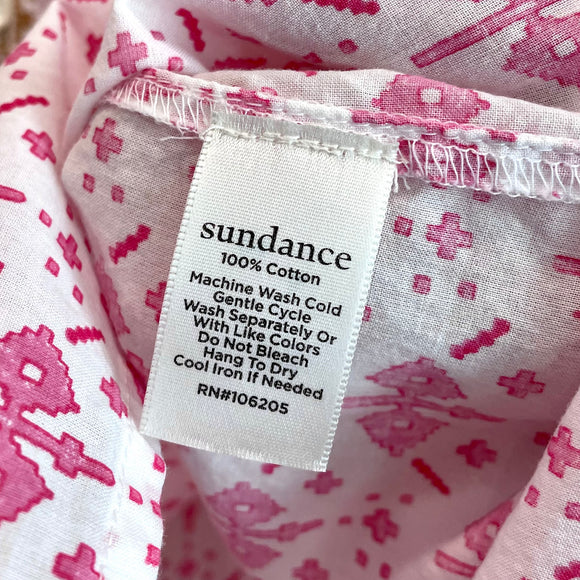 Geometric Button Down Top