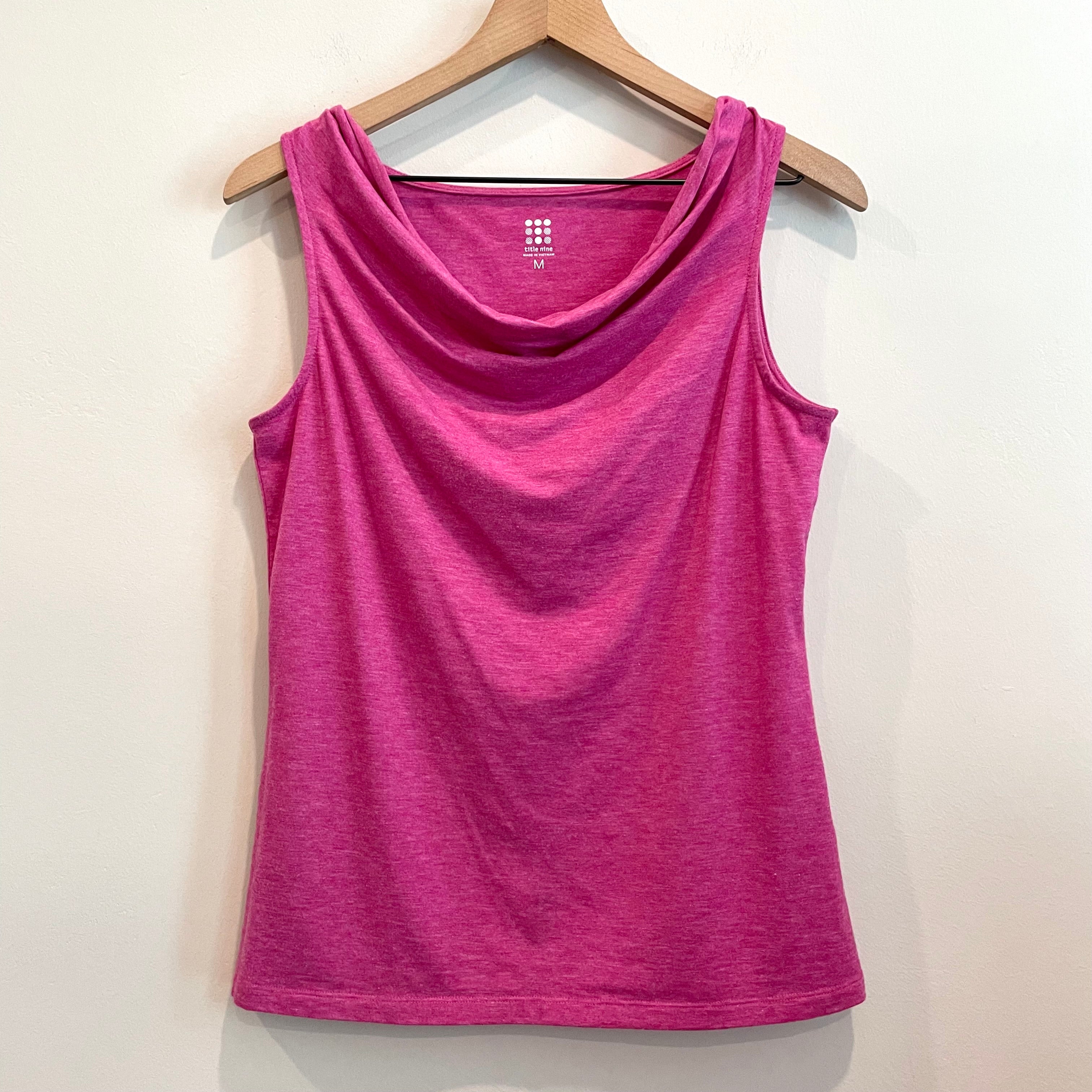 Sleeveless Draped Neck Top