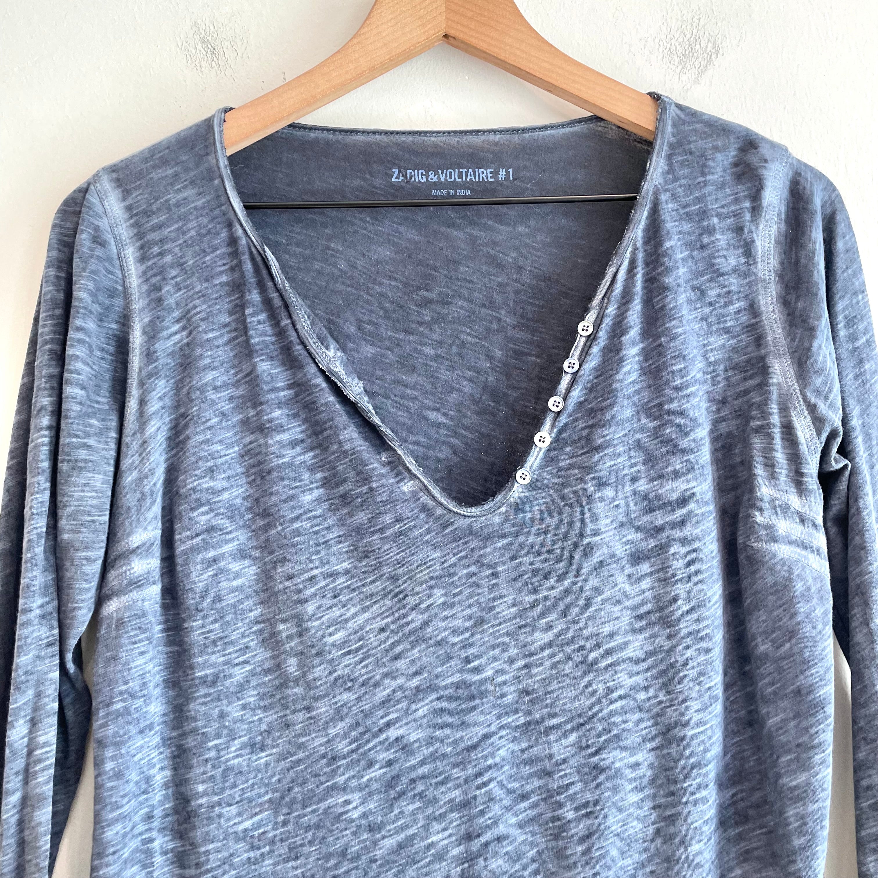 Burnout Graphic Henley