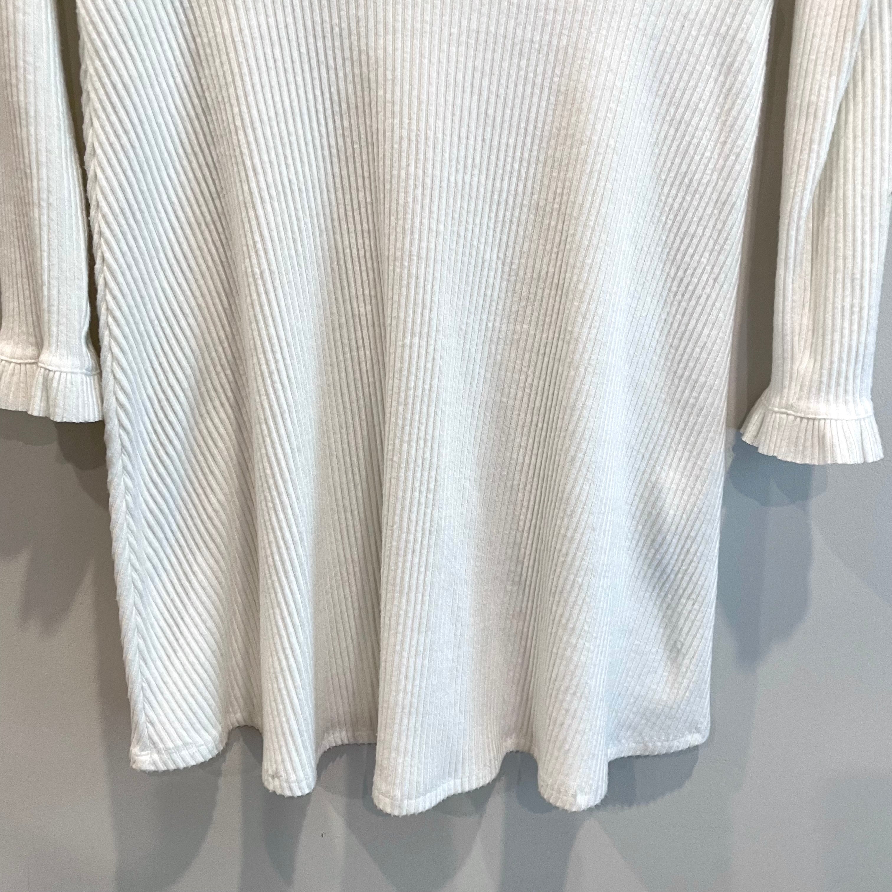 Ribbed Long Sleeve Knit Dress