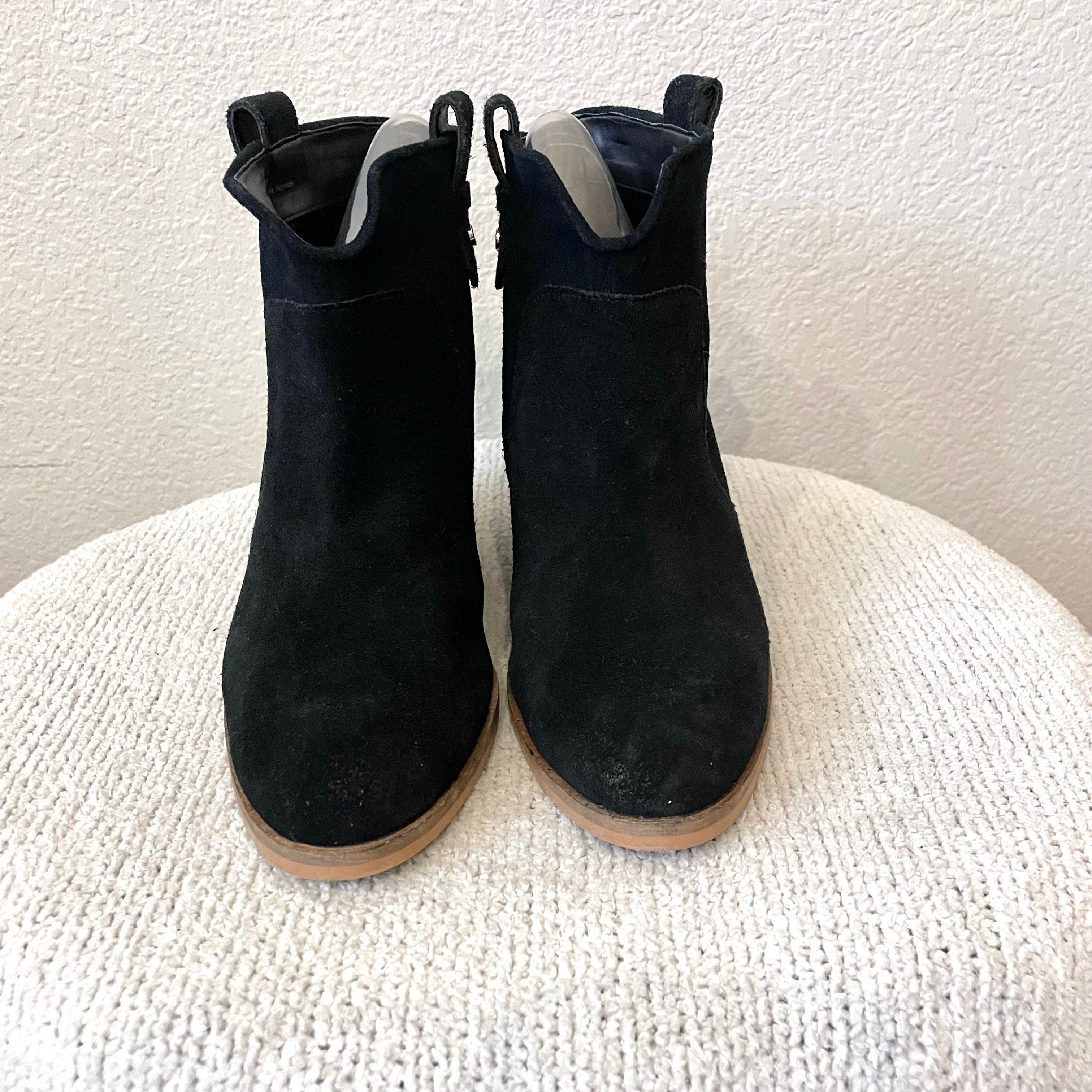 Suede Hidden Wedge Boot