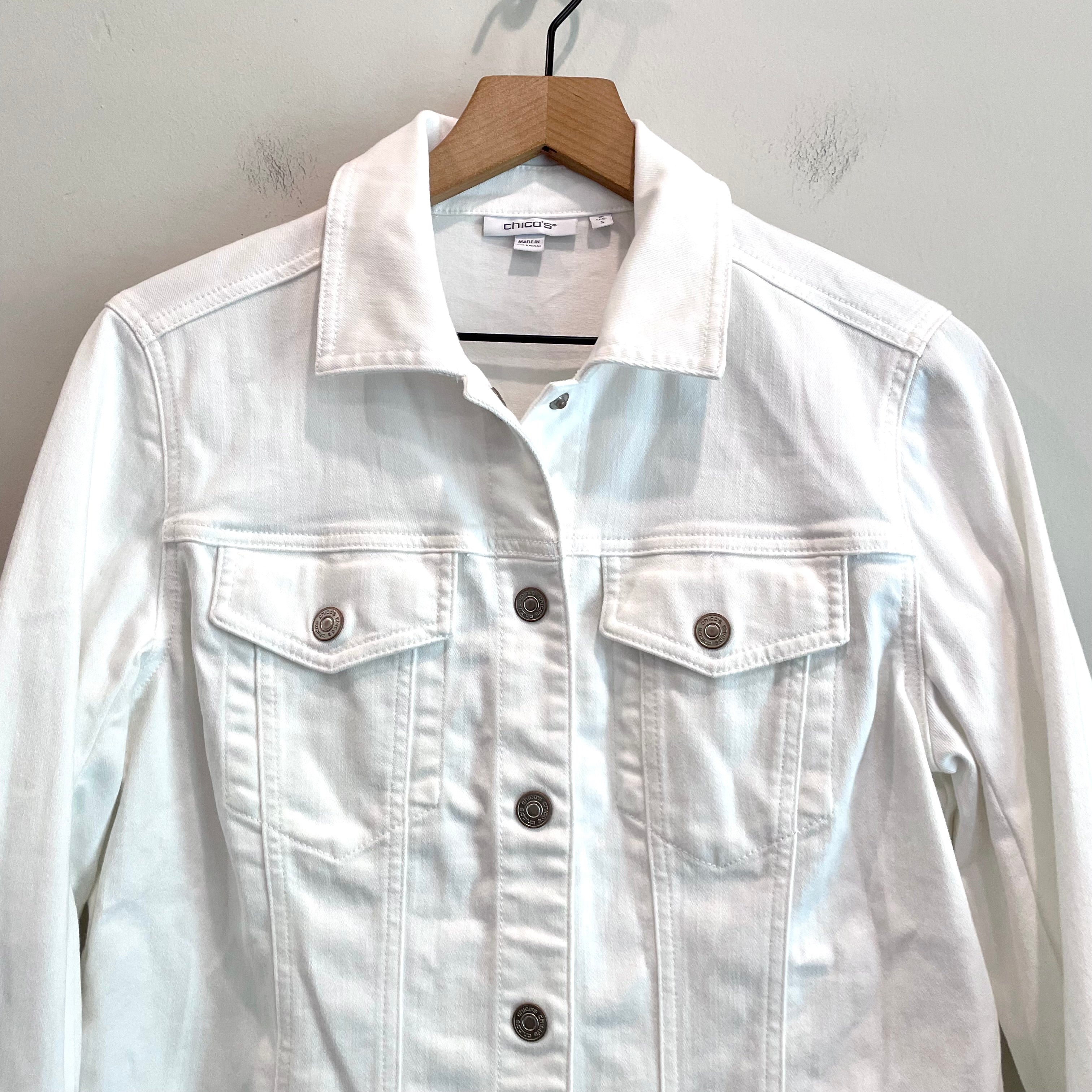 Snap Button Denim Shirt Jacket