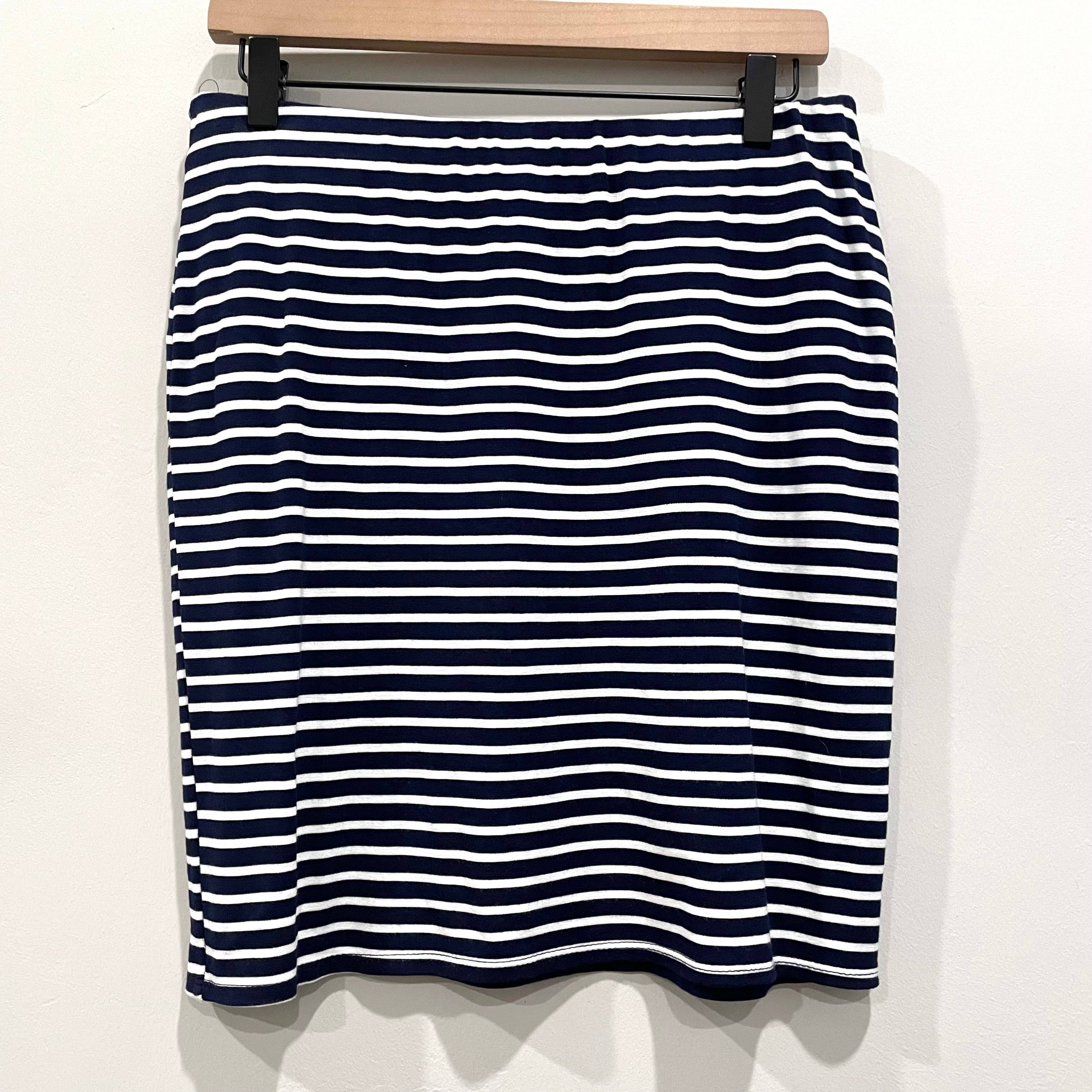 Striped Pull On Skirt