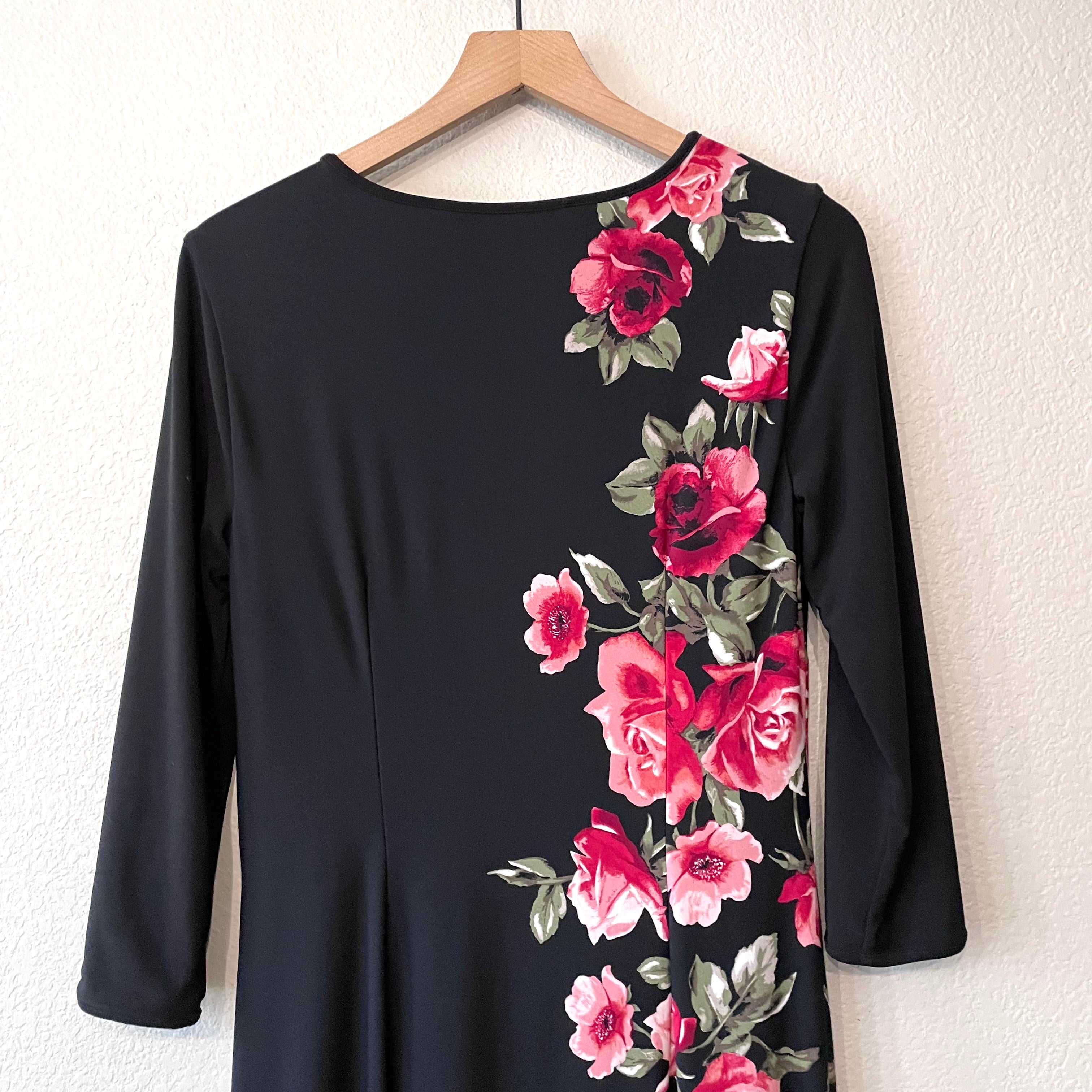 Reversible Floral Sheath Dress