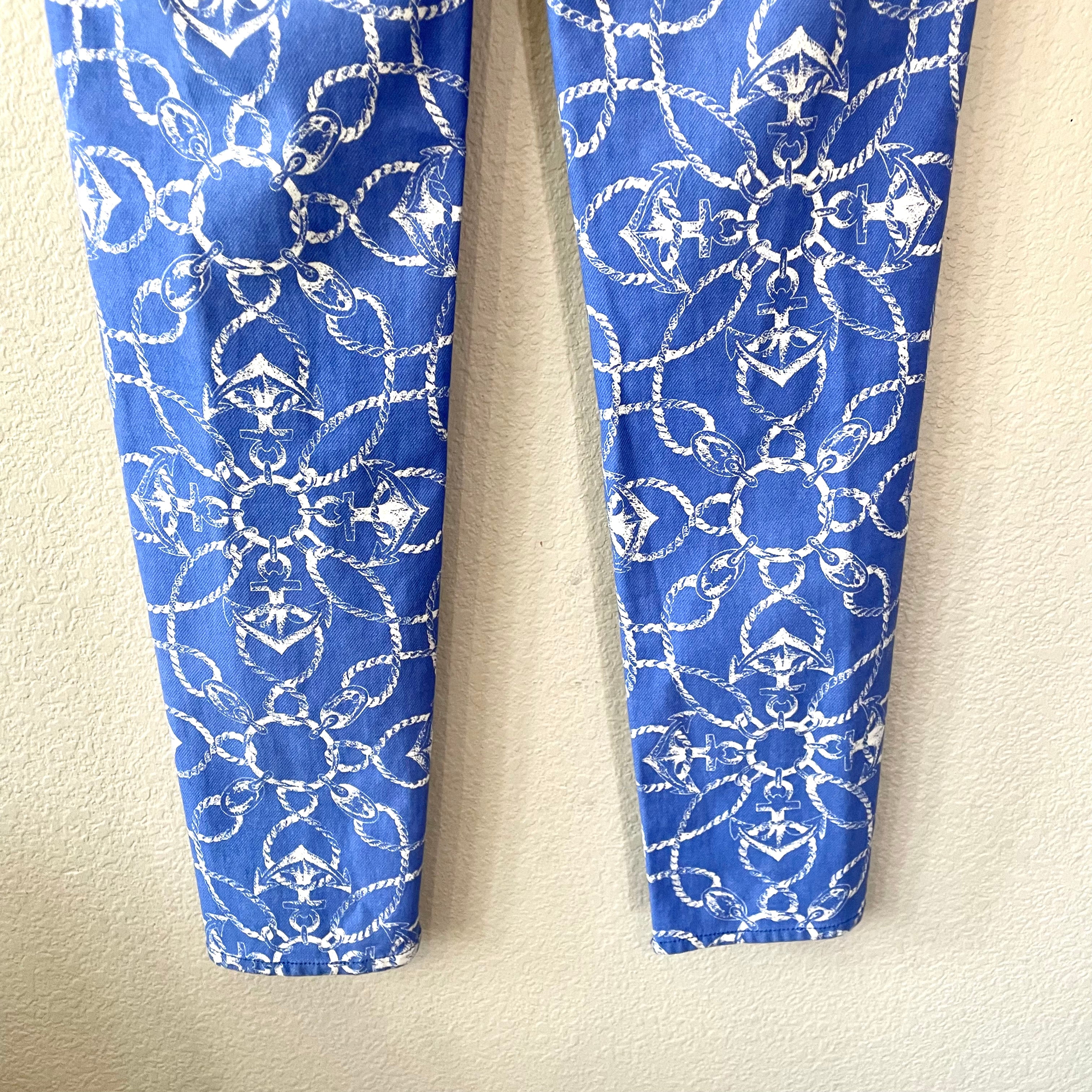 Anchor Sailor Print Jeans