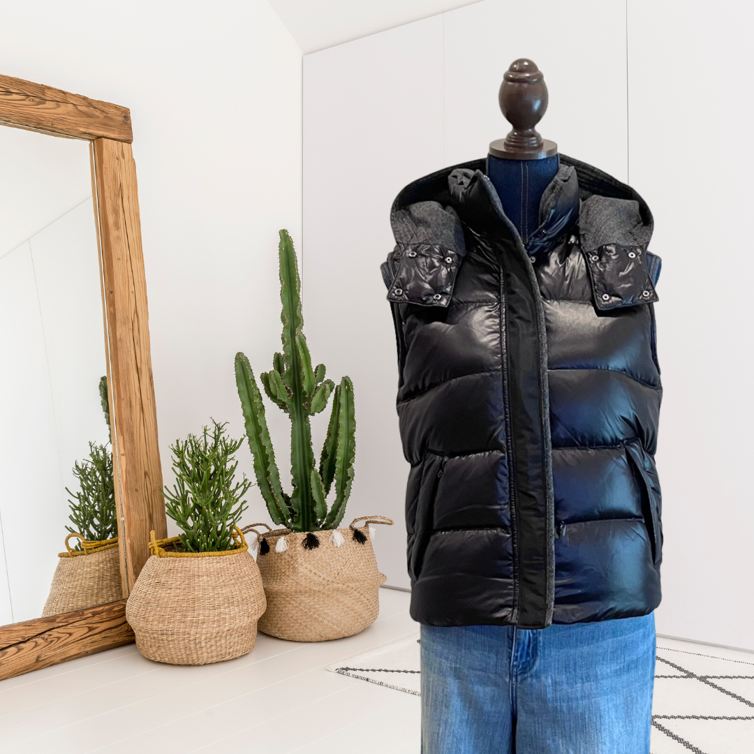 Detachable Hoodie Puff Vest