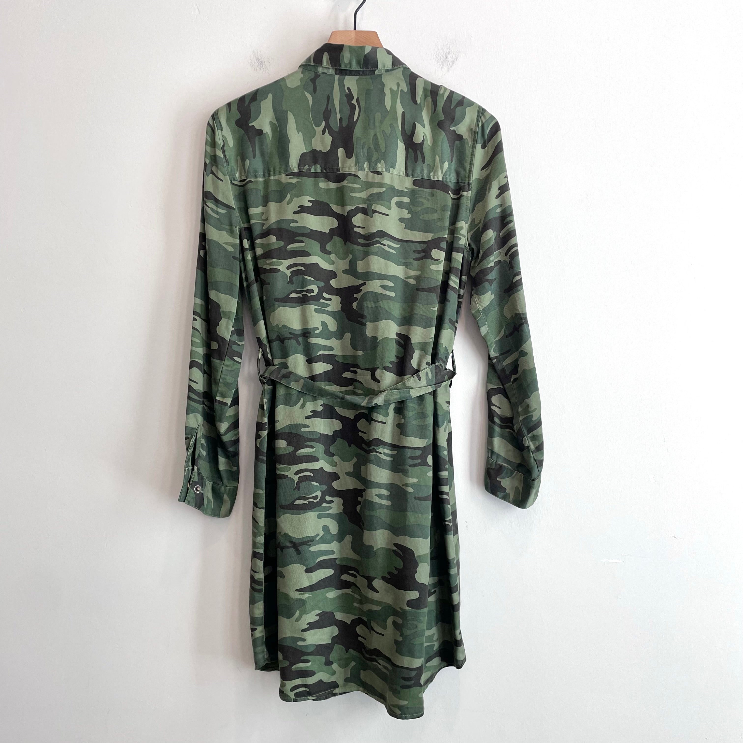 Camo Long Sleeve Dress