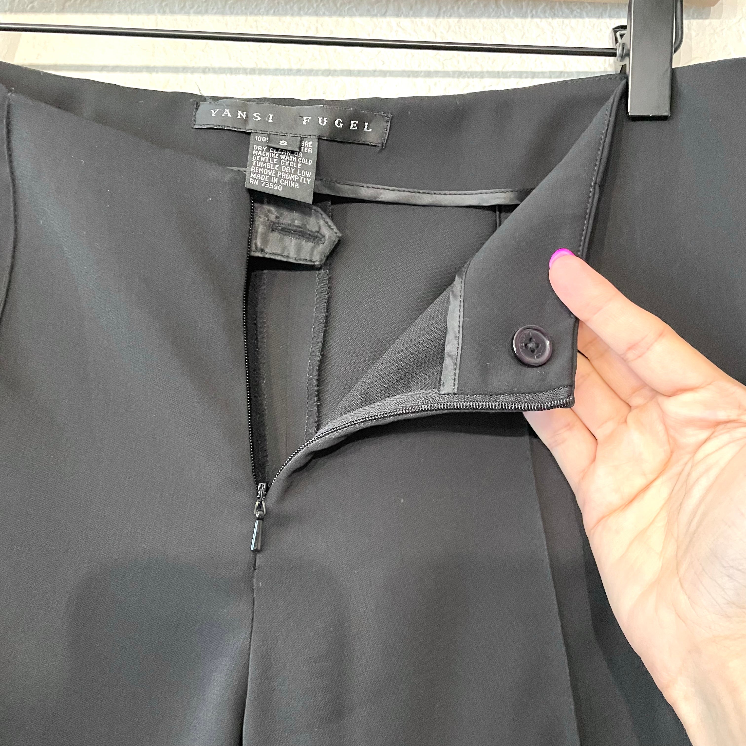 Front Pleat Straight Dress Pants