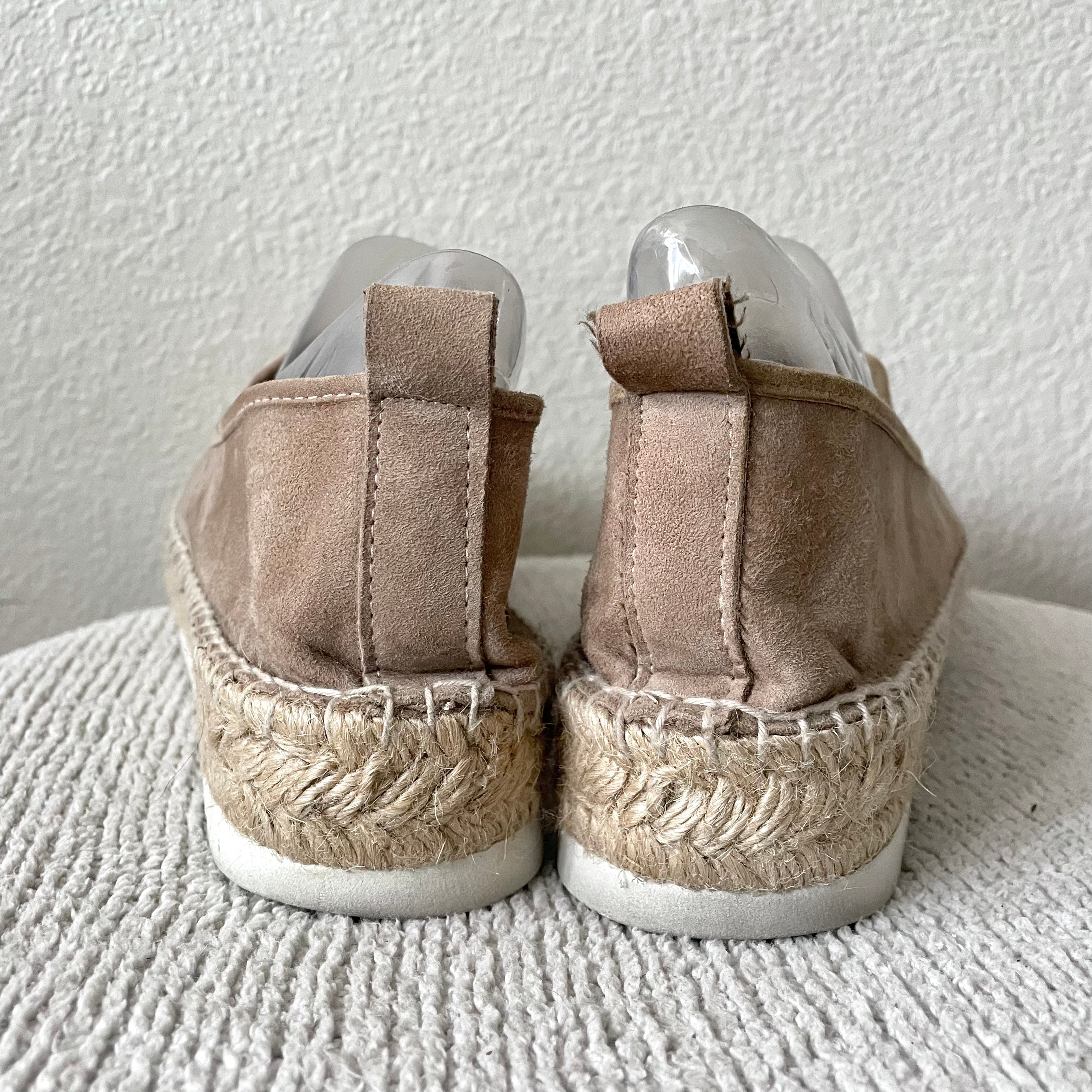 Suede Platform Espadrille Loafer