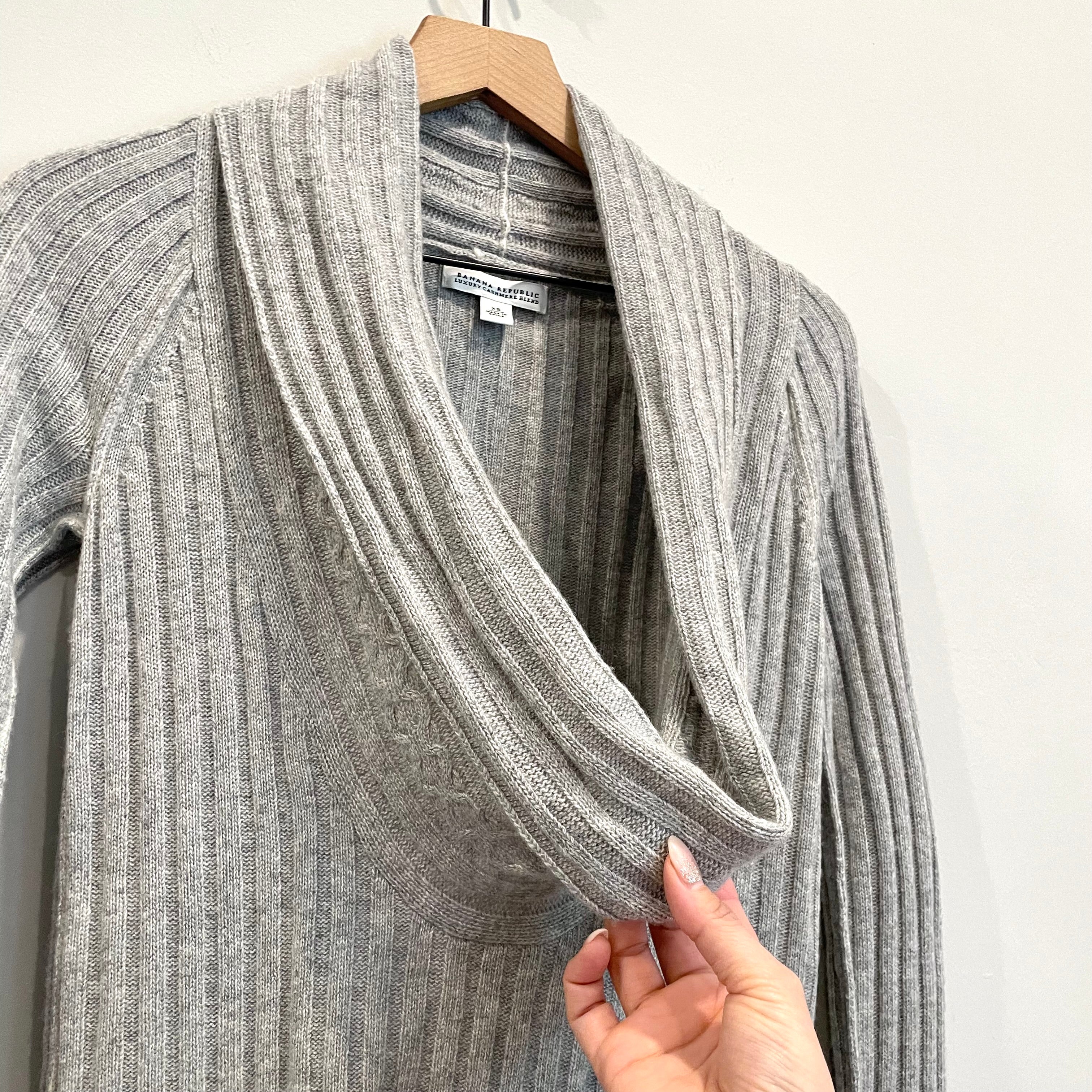 Draped Cowl Neck Sweater