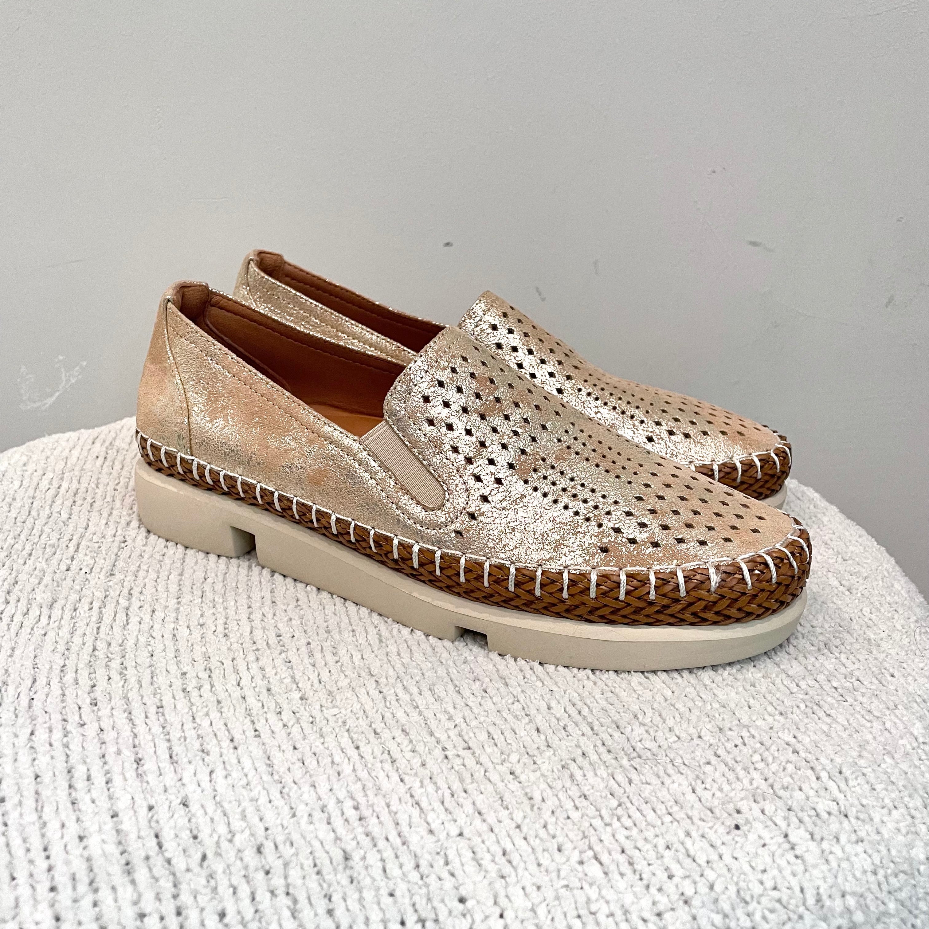 Metallic Comfort Loafer