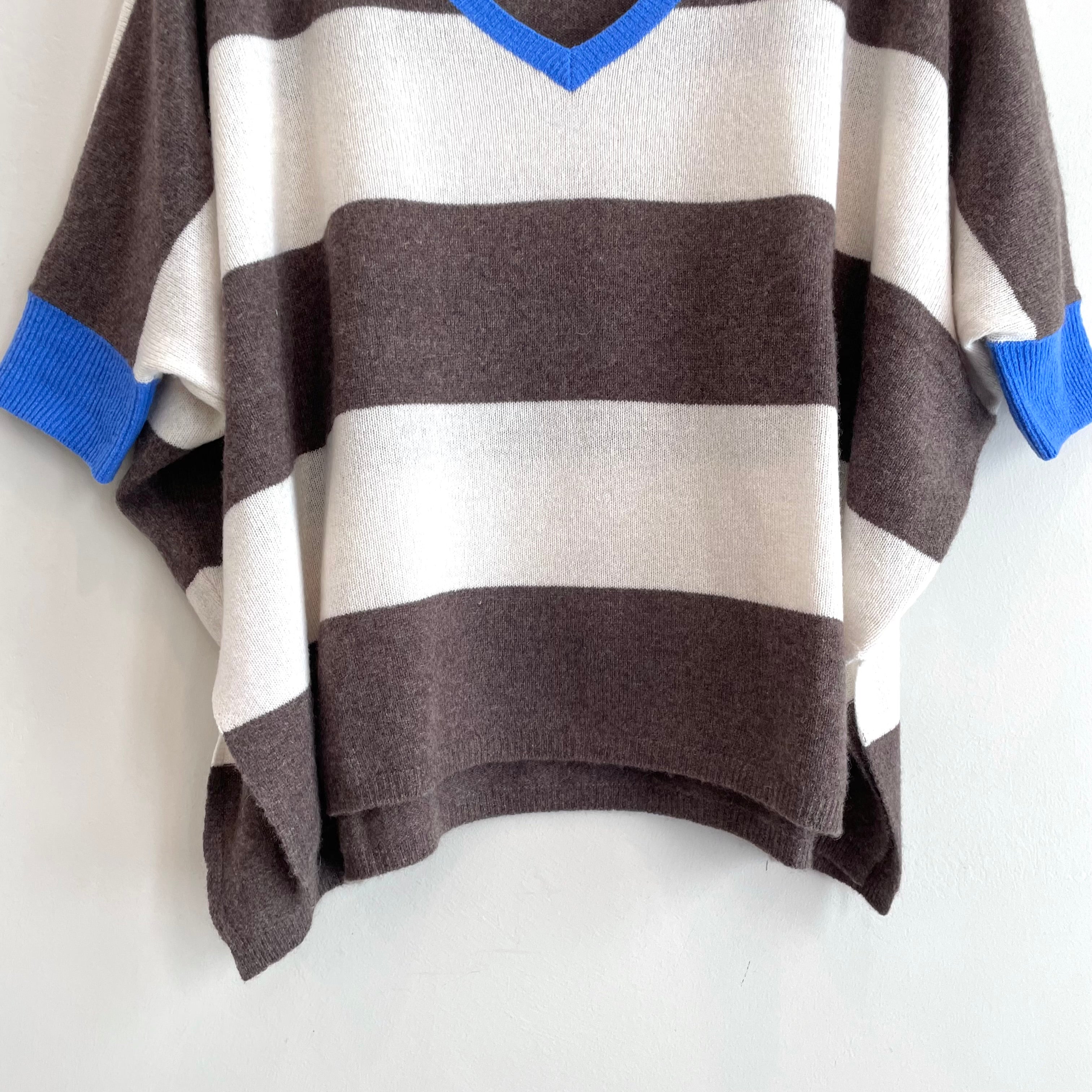 Striped Oversized Cashmere Sweater