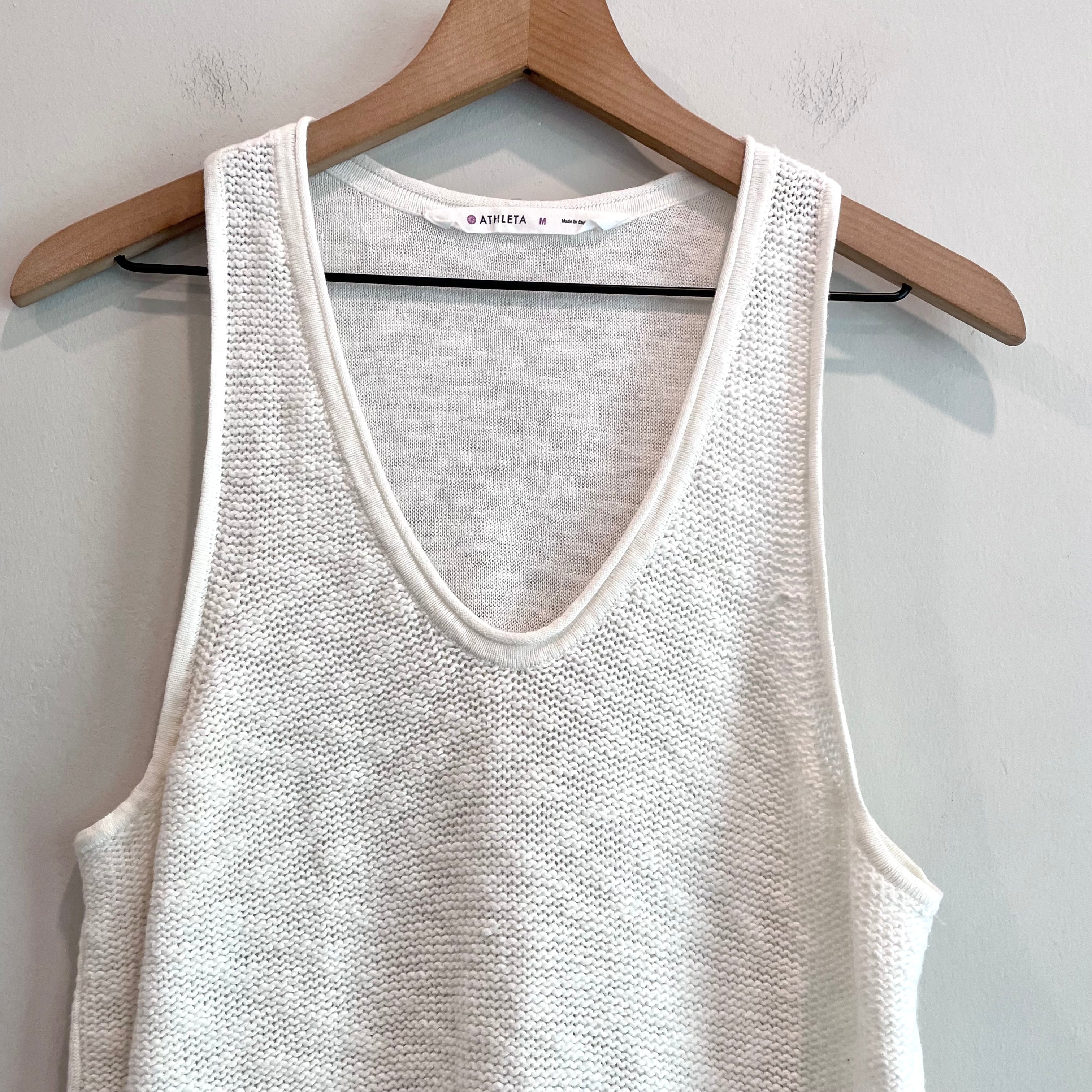 Linen Blend Knit Tank Top