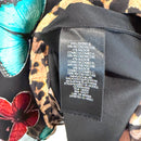 Butterfly Leopard Silk Dress-7