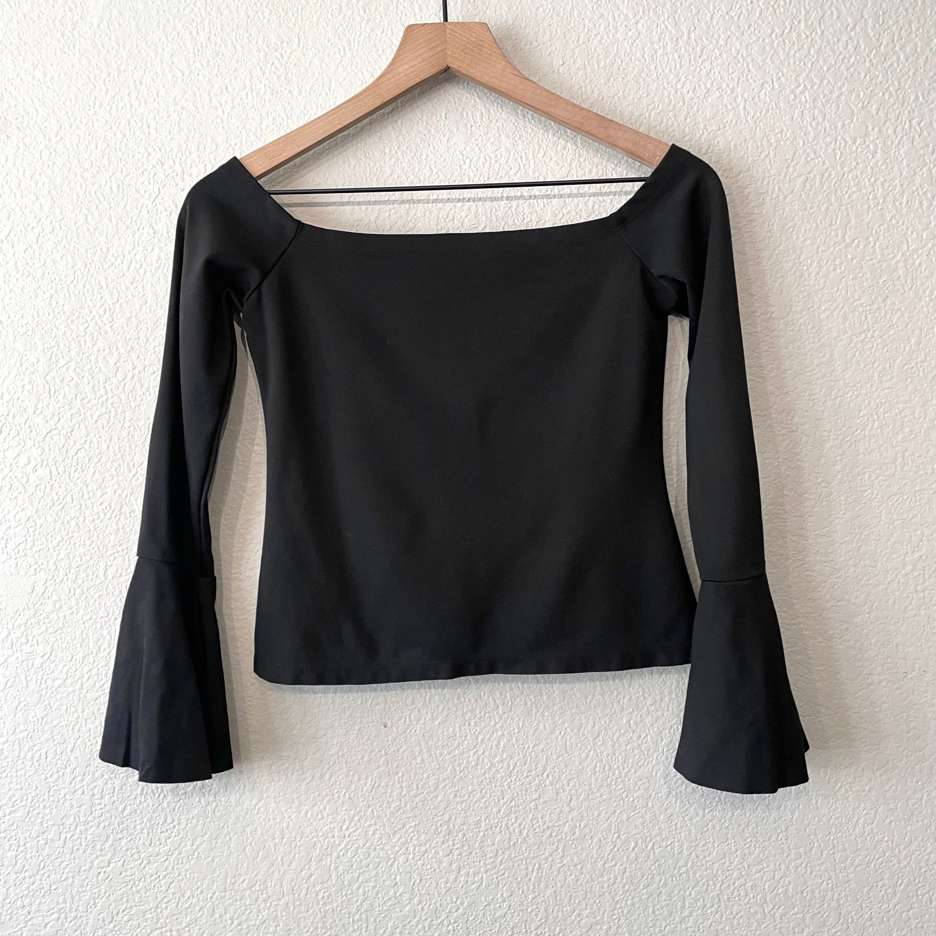 Off Shoulder Bell Sleeve Top