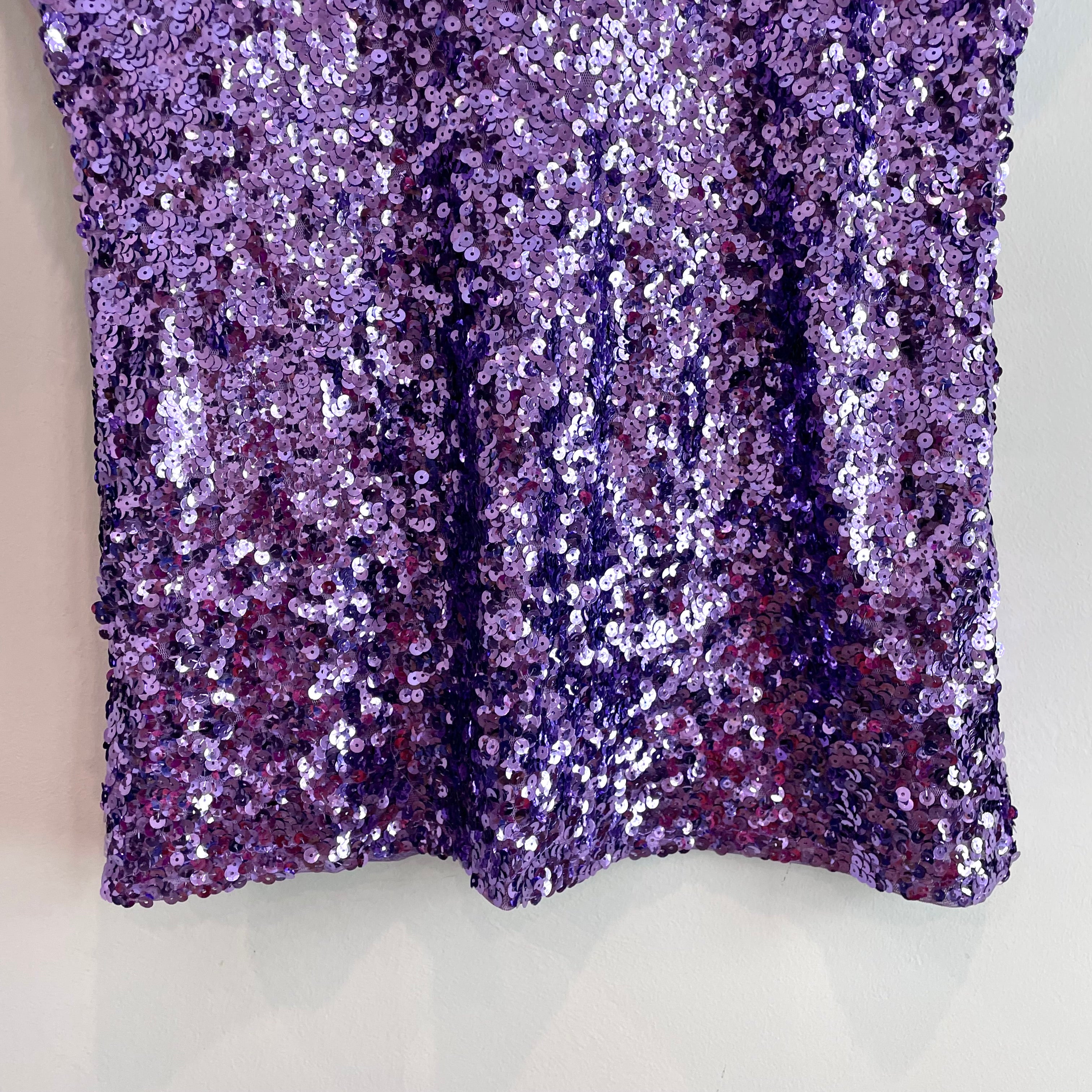 Sequin Short Sleeve Top