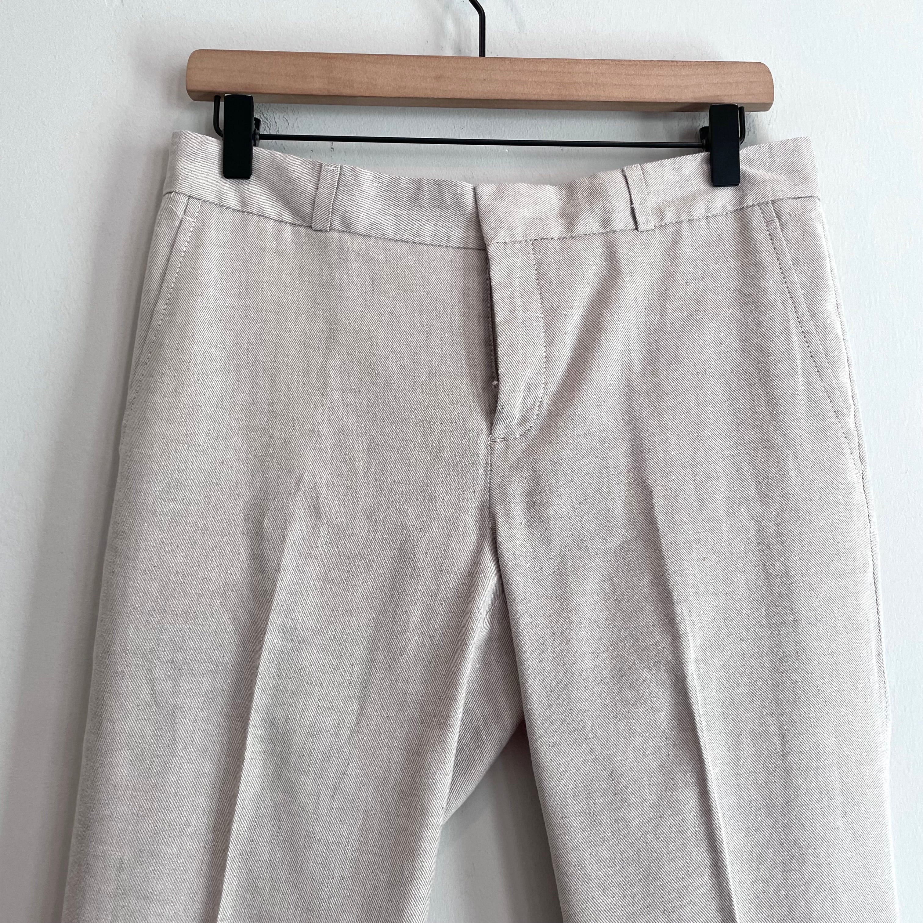 Linen Blend Dress Pants