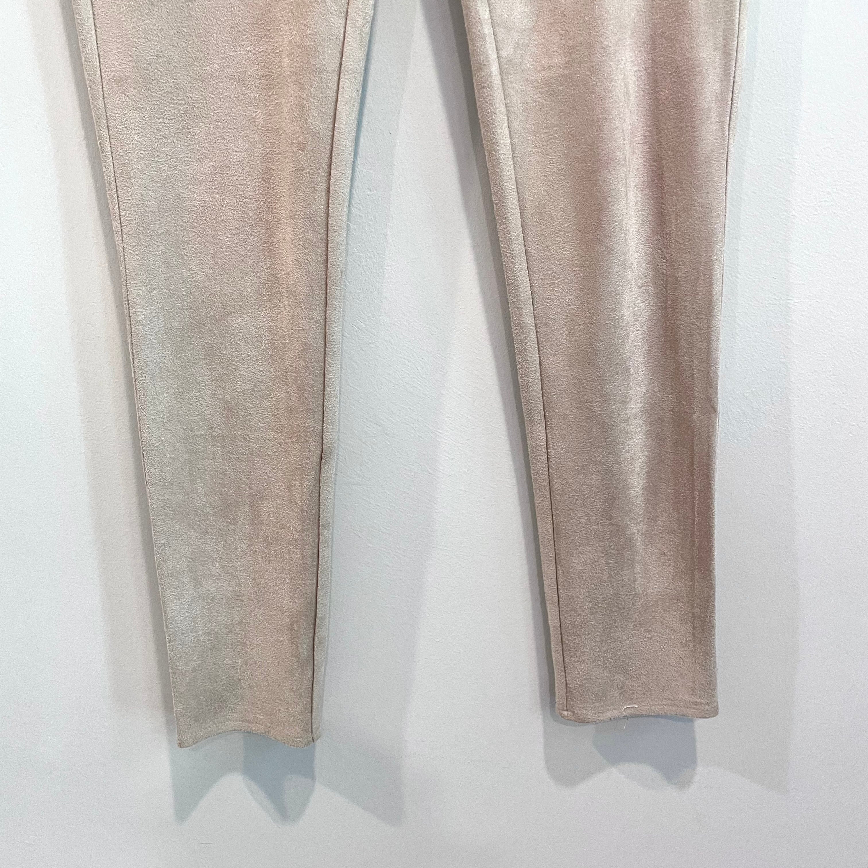 Faux Suede Leggings