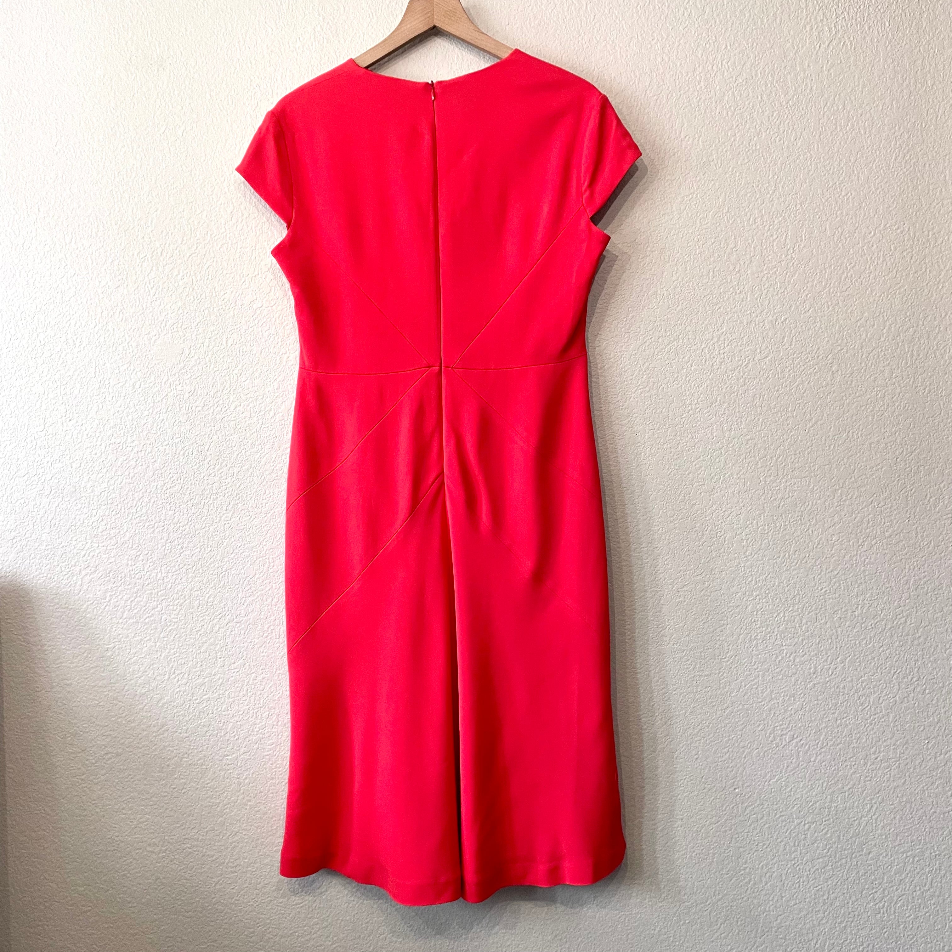 V-Neck Sheath Dress