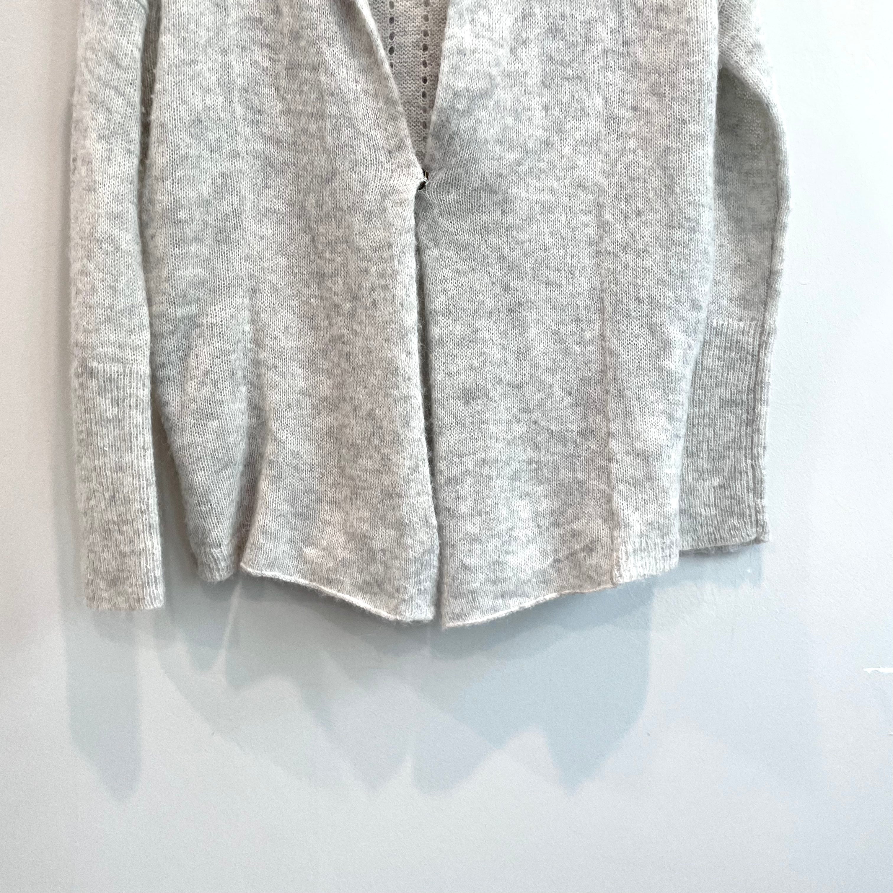 Alpaca Wool Hooded Cardigan