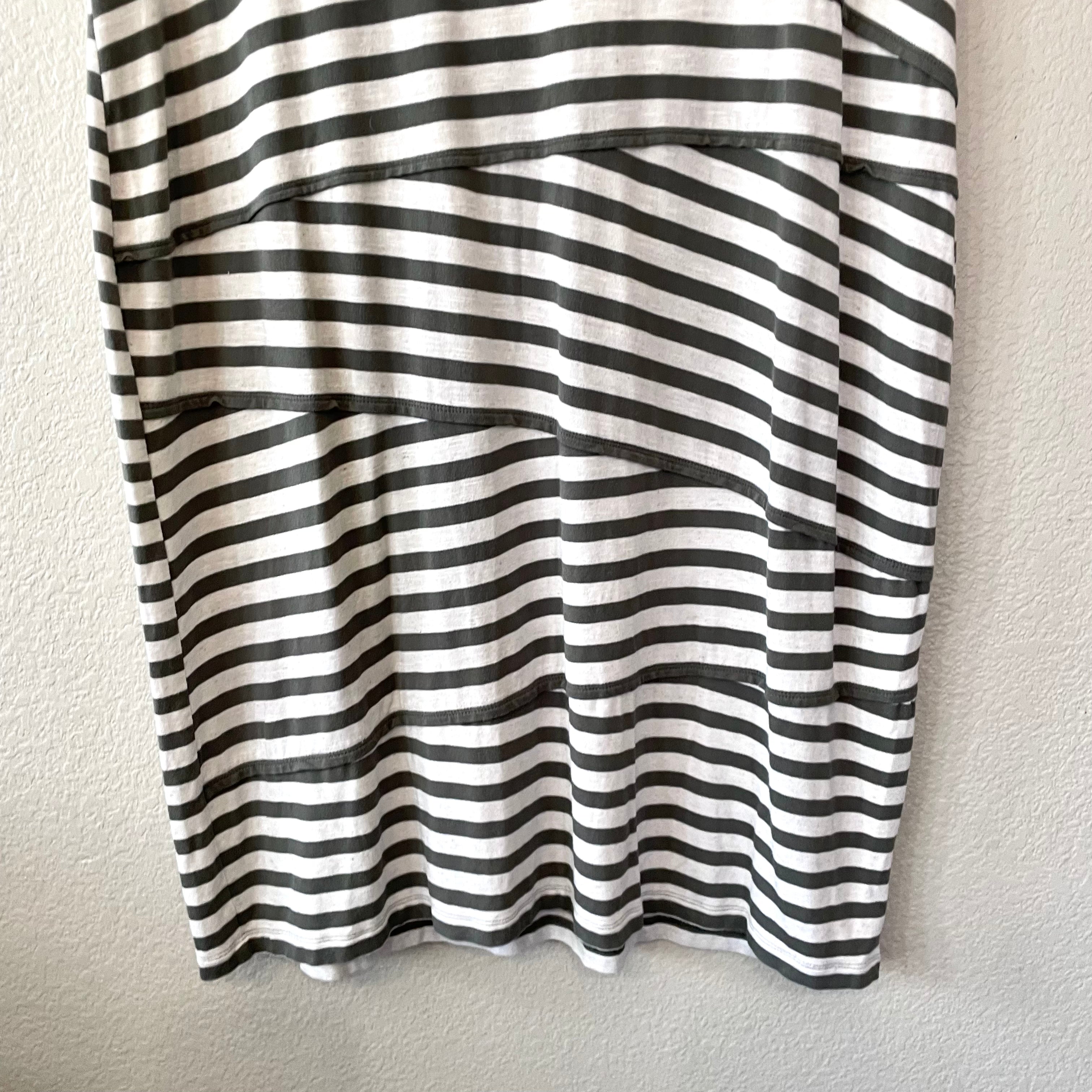 Striped Tiered Dress