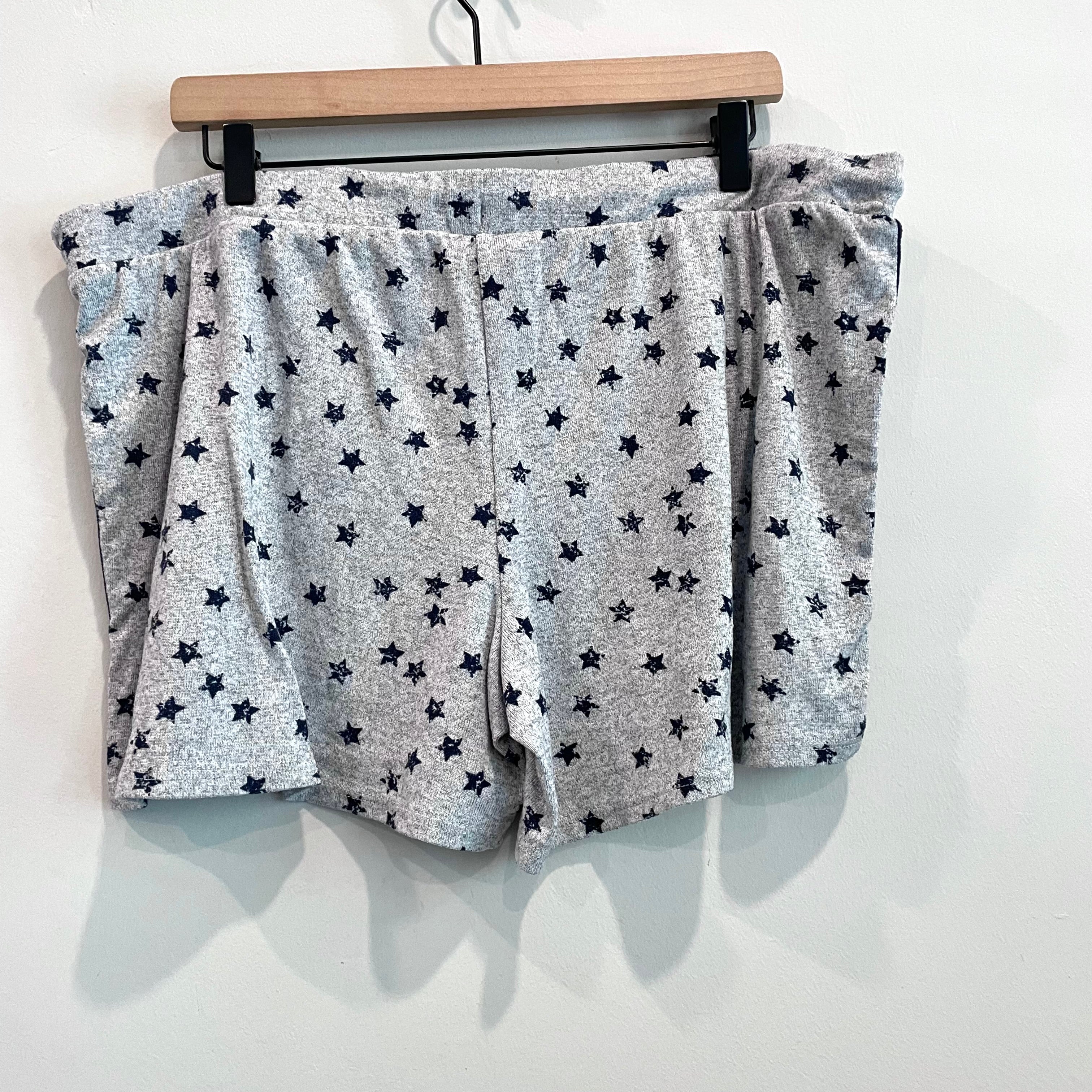 Star Print Tank Top Shorts 2PC PJ Set