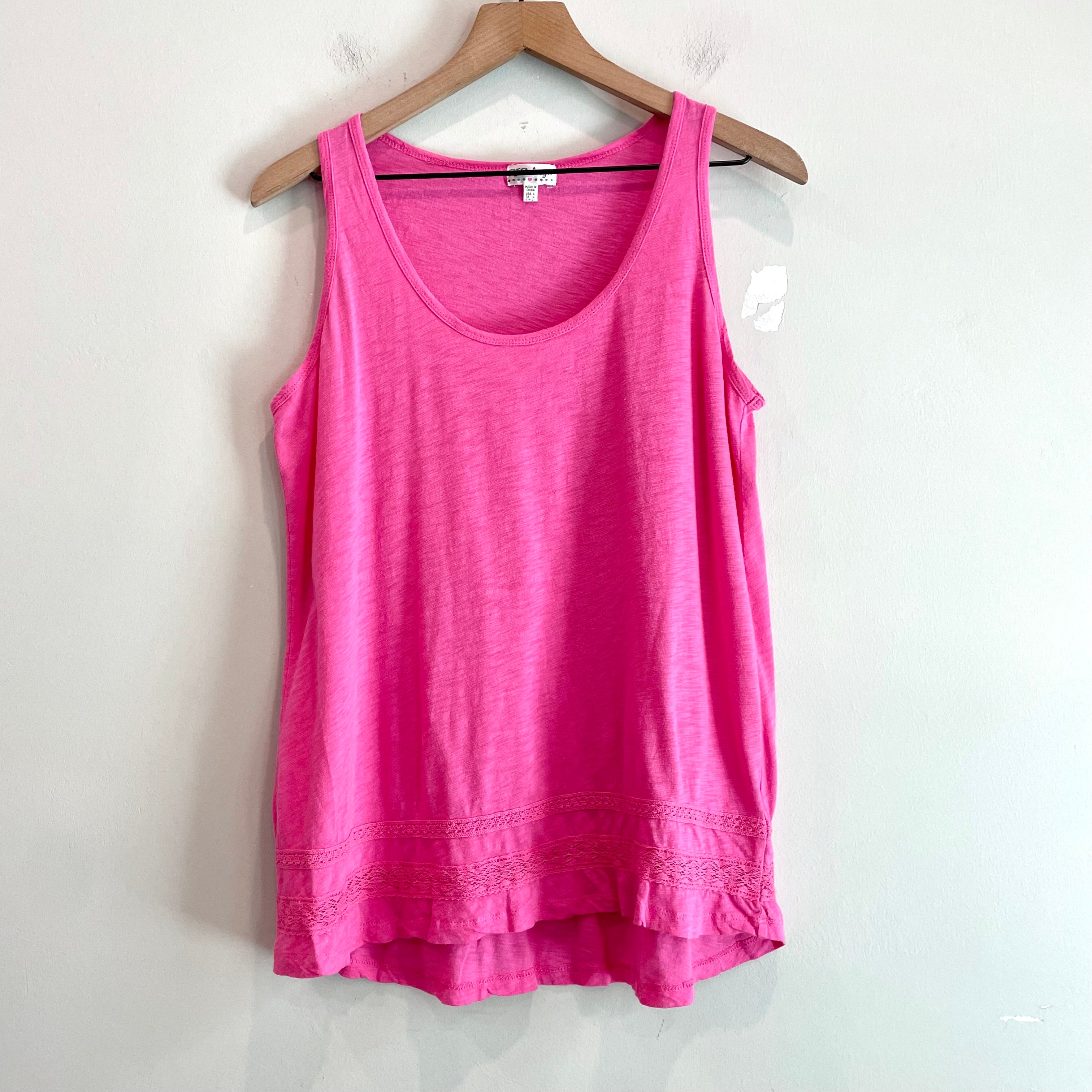 Crochet Trim Tank Top