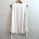 Sleeveless Button Down Cinch Top-8