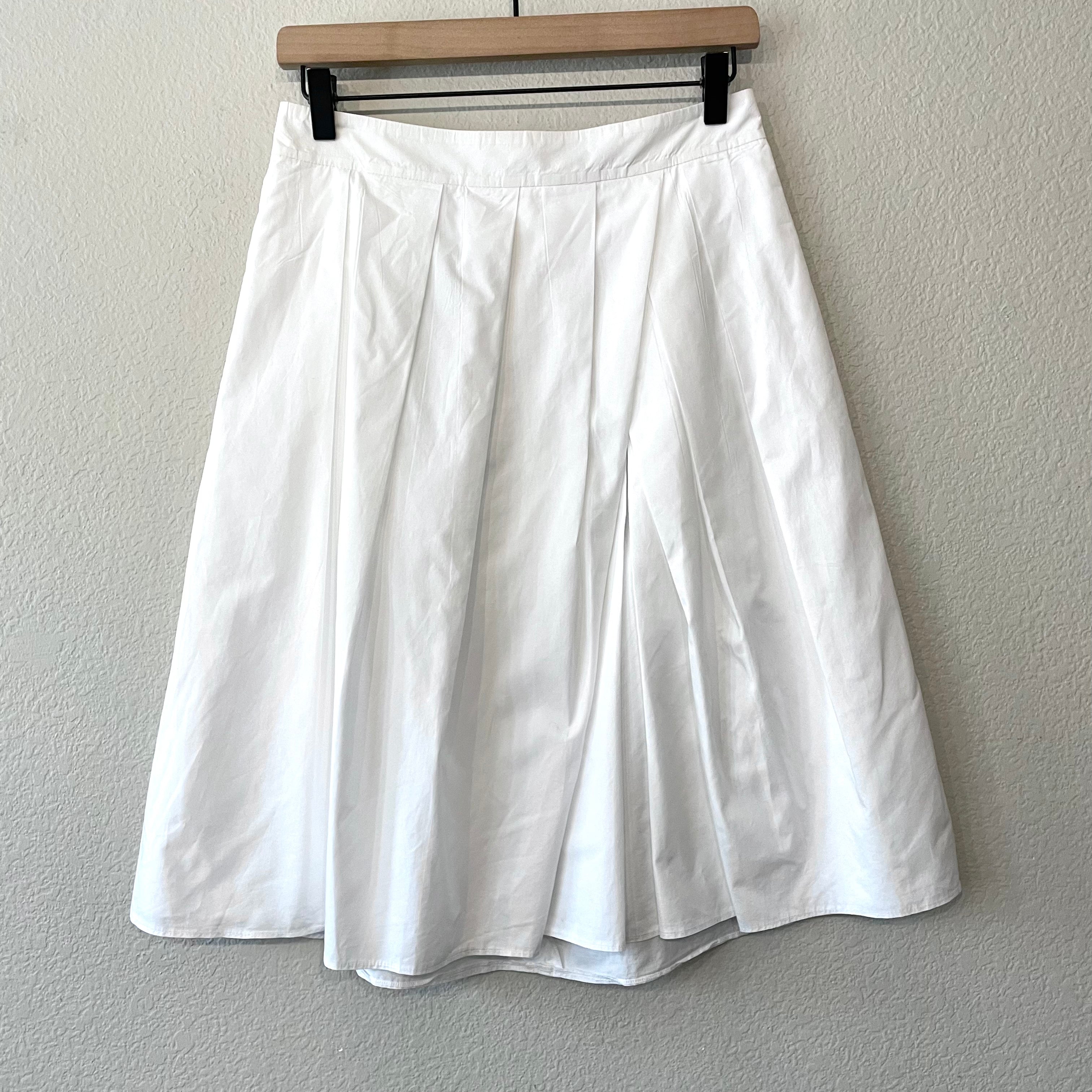 A Line Pleated Skirt