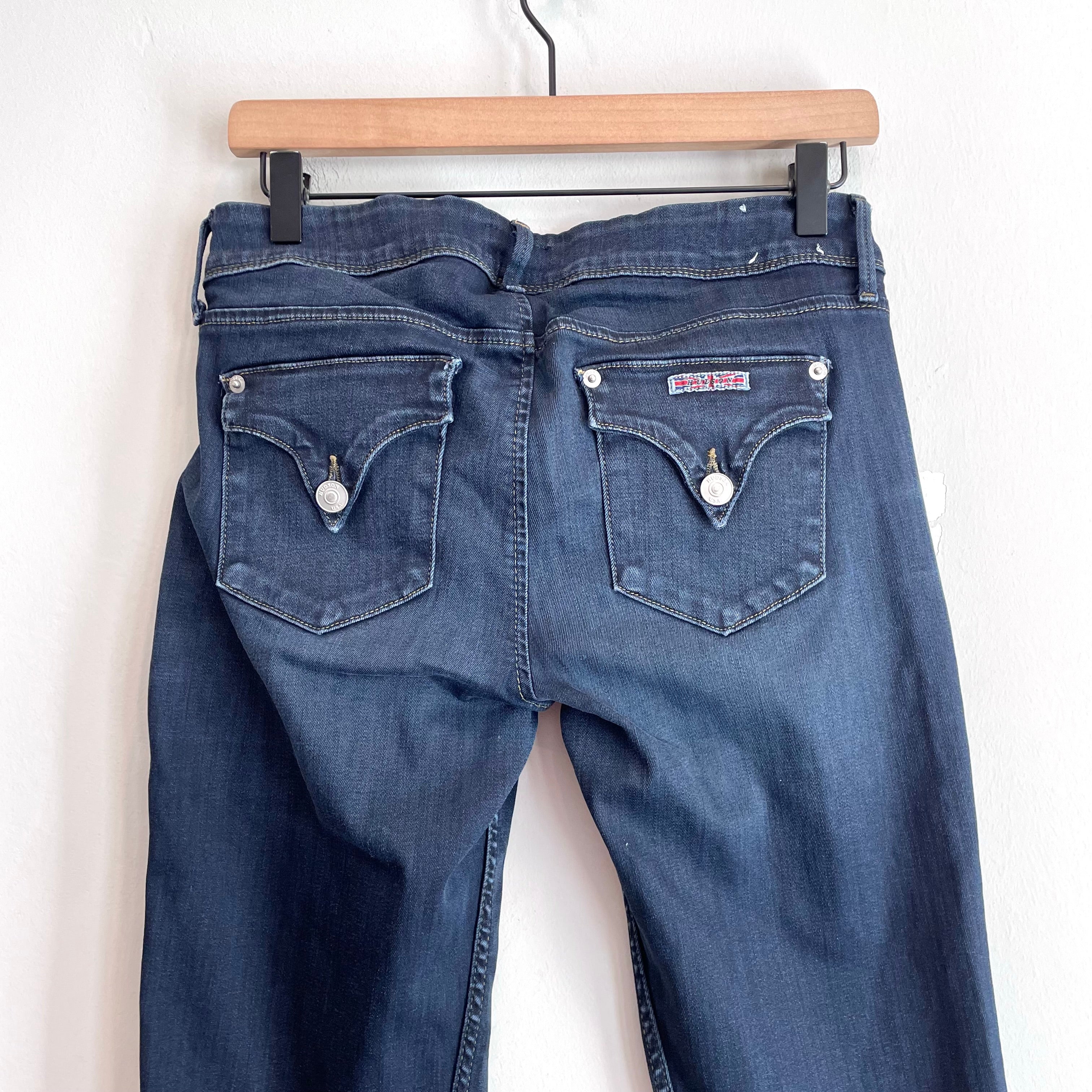 Flap Pocket Skinny Jeans