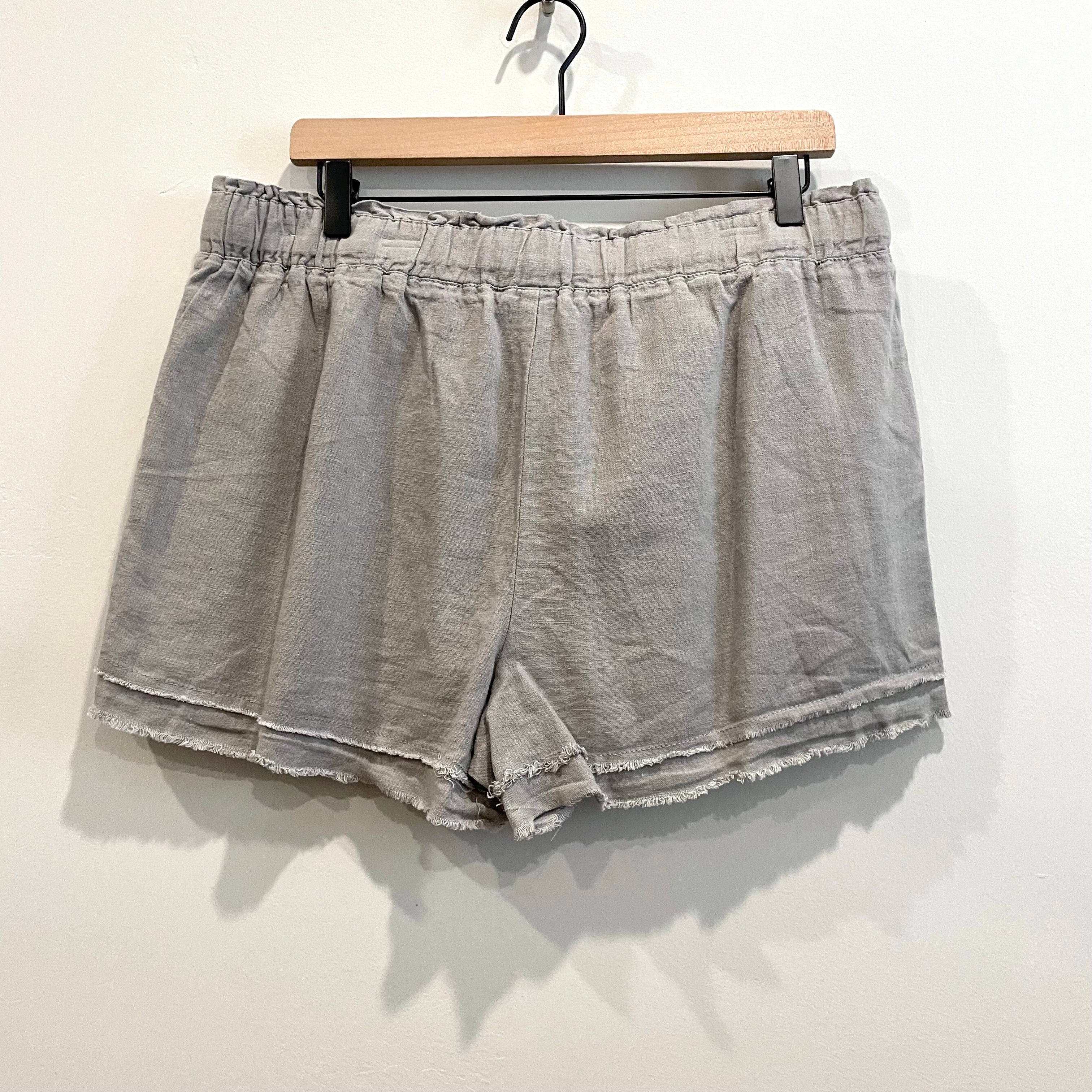 Linen Blend Shorts