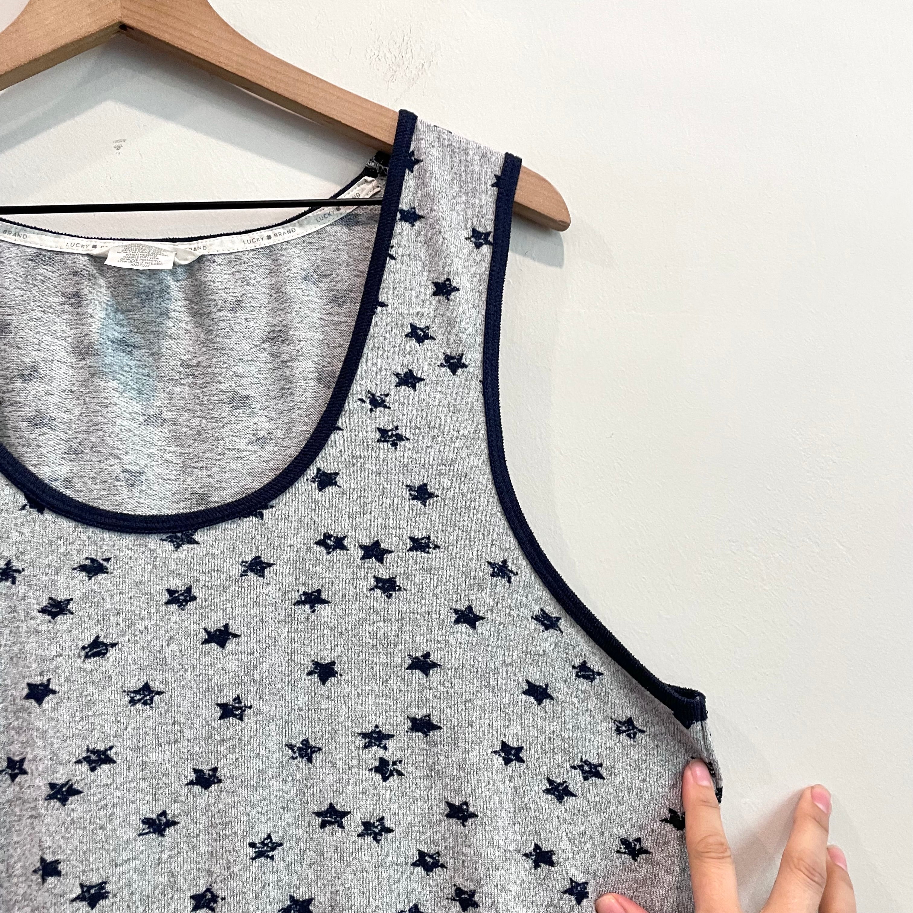 Star Print Tank Top Shorts 2PC PJ Set