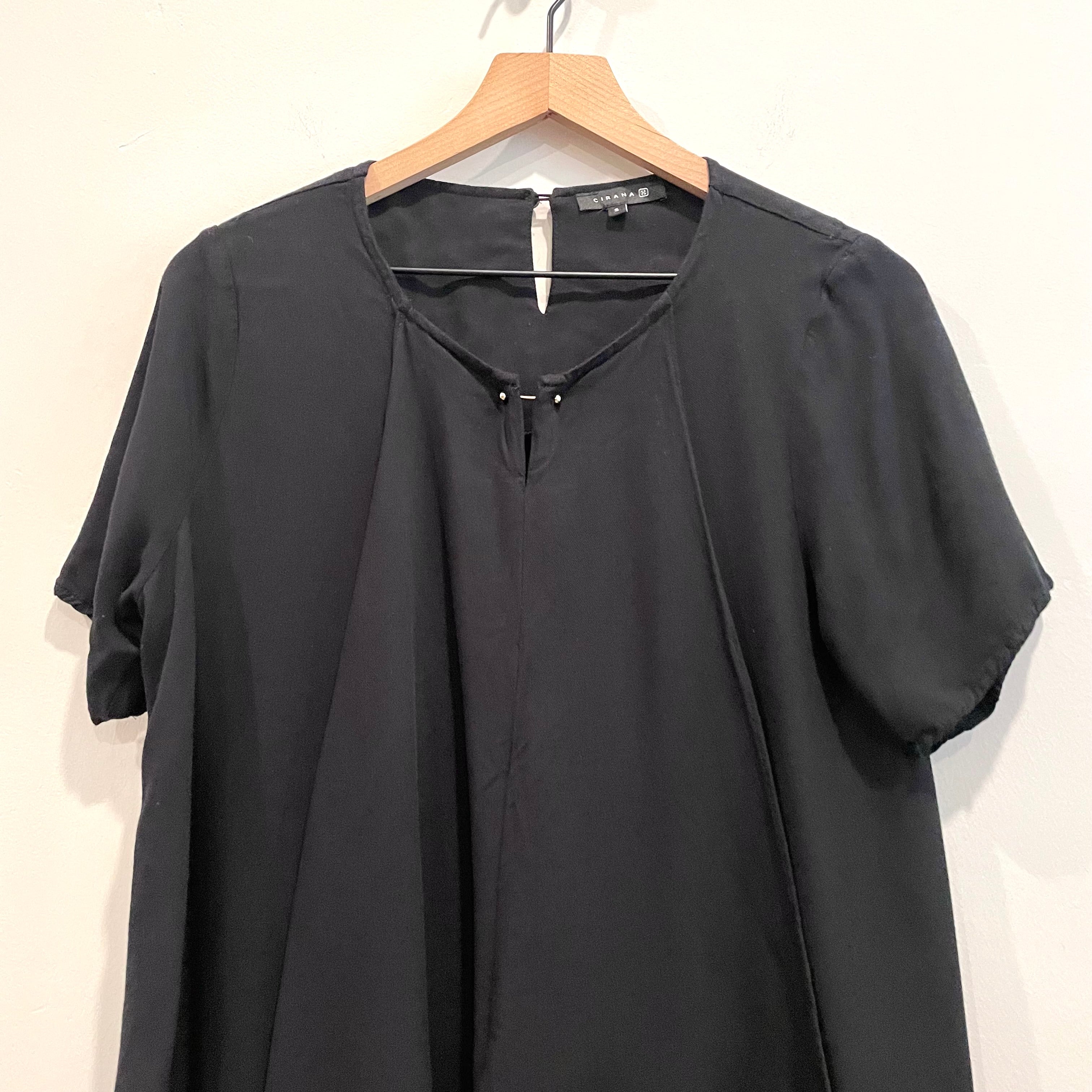 Asymmetrical Hem Draped Top