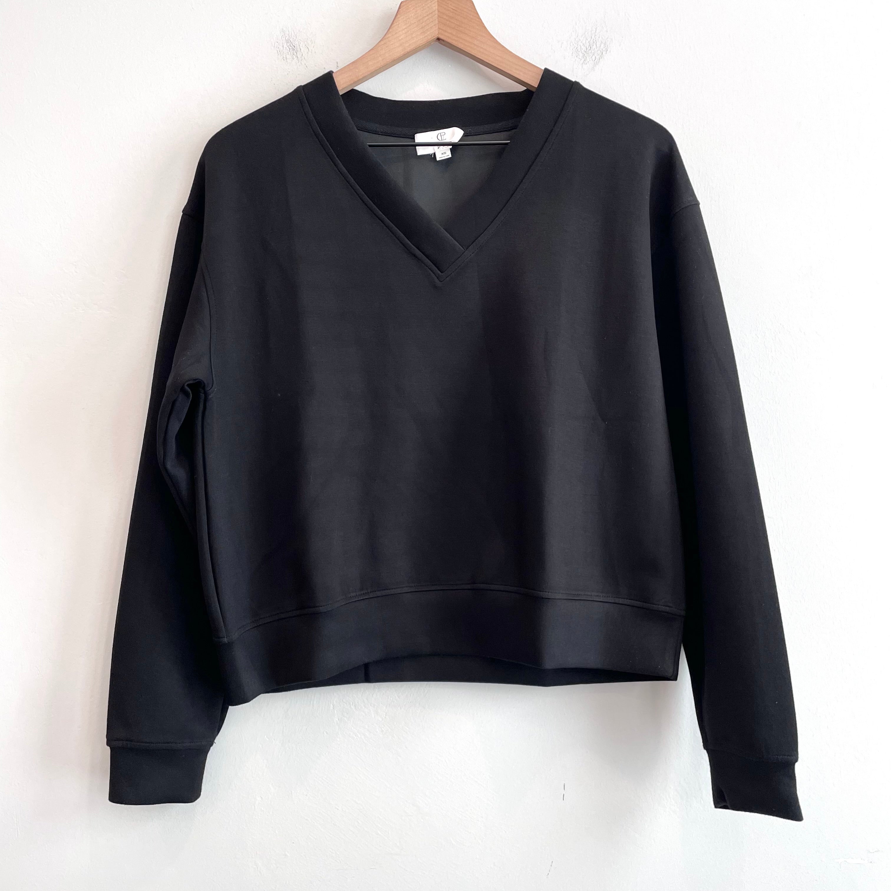 V-Neck Butter Modal Sweatshirt