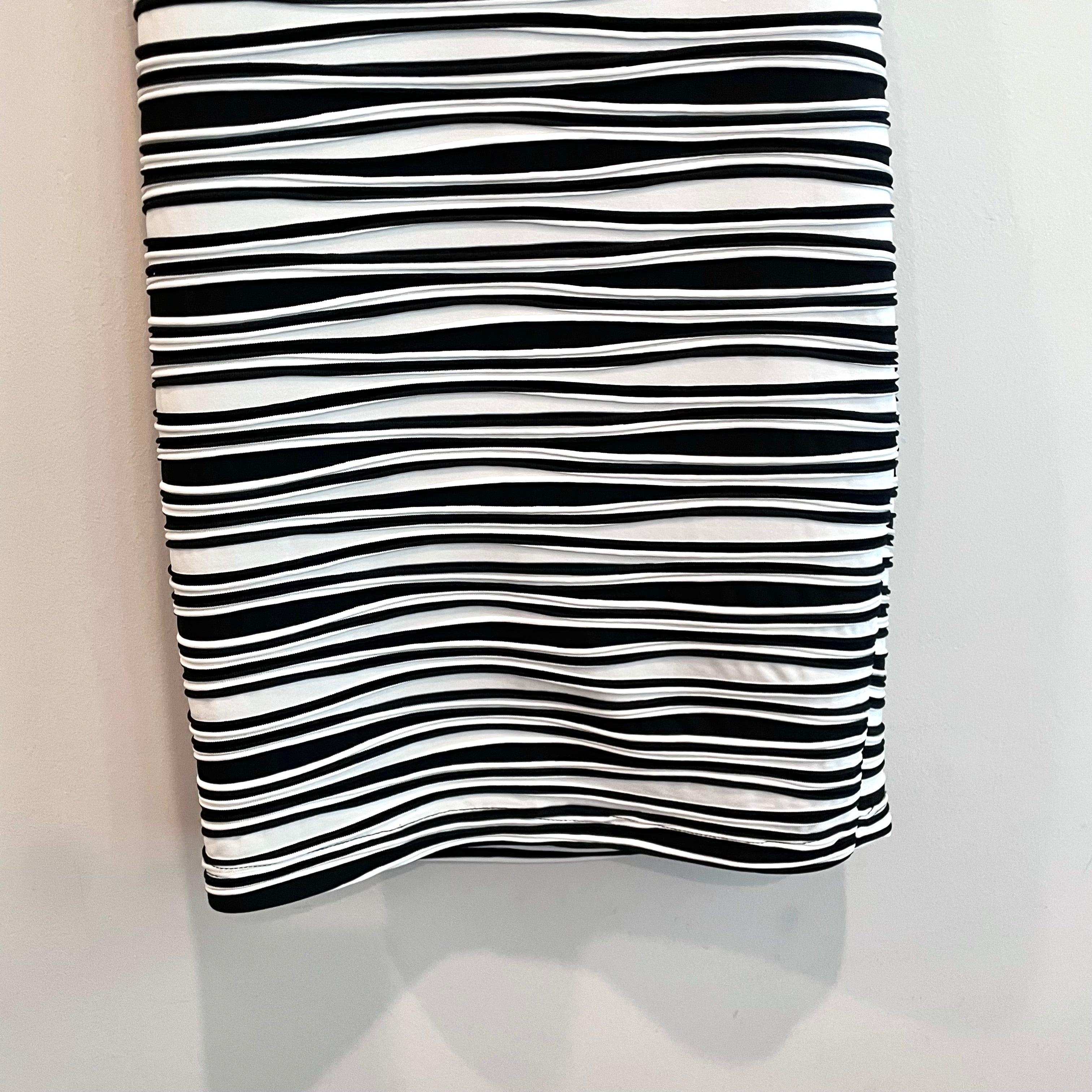 Striped Ruched Side Dress