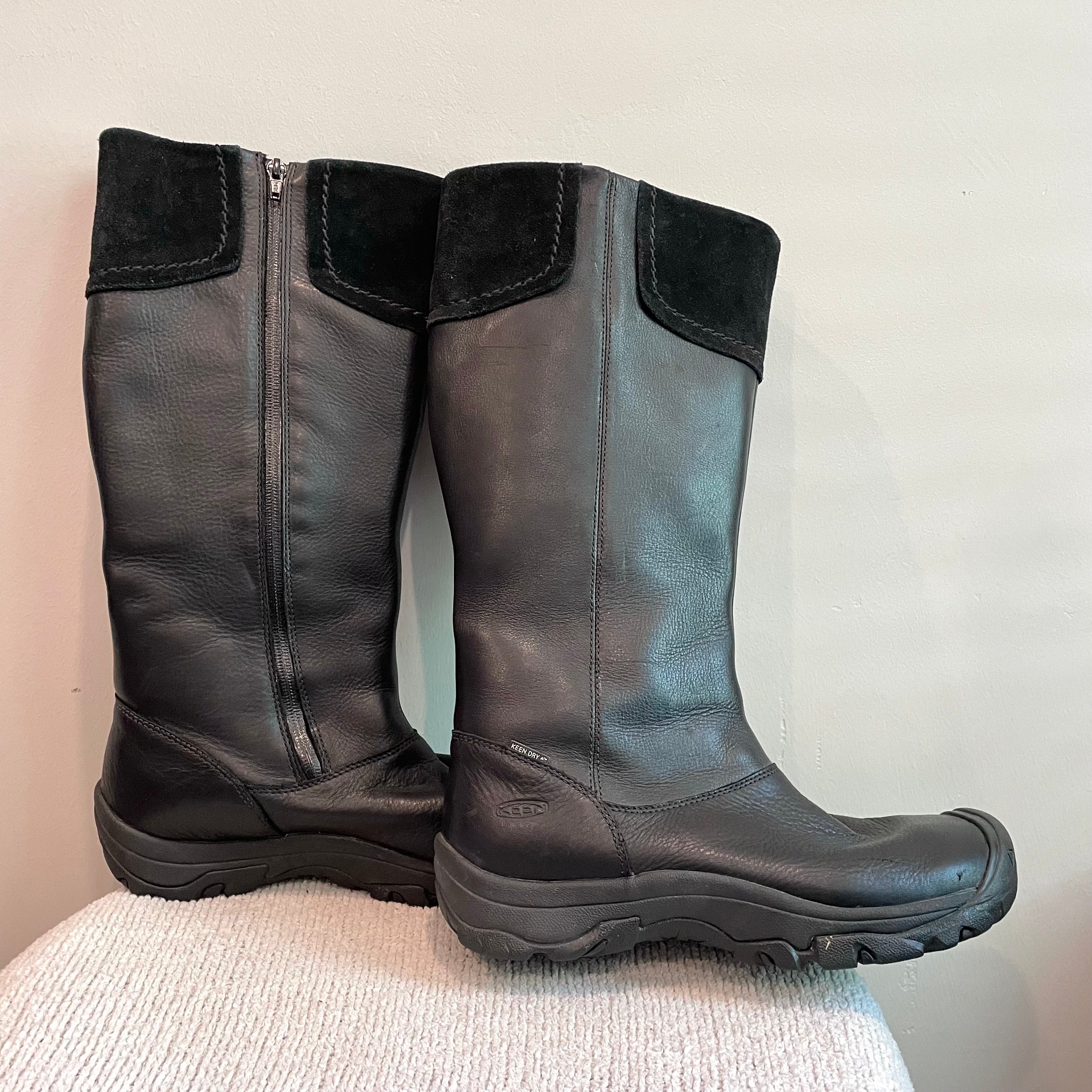 Winter Insulated Leather Boots