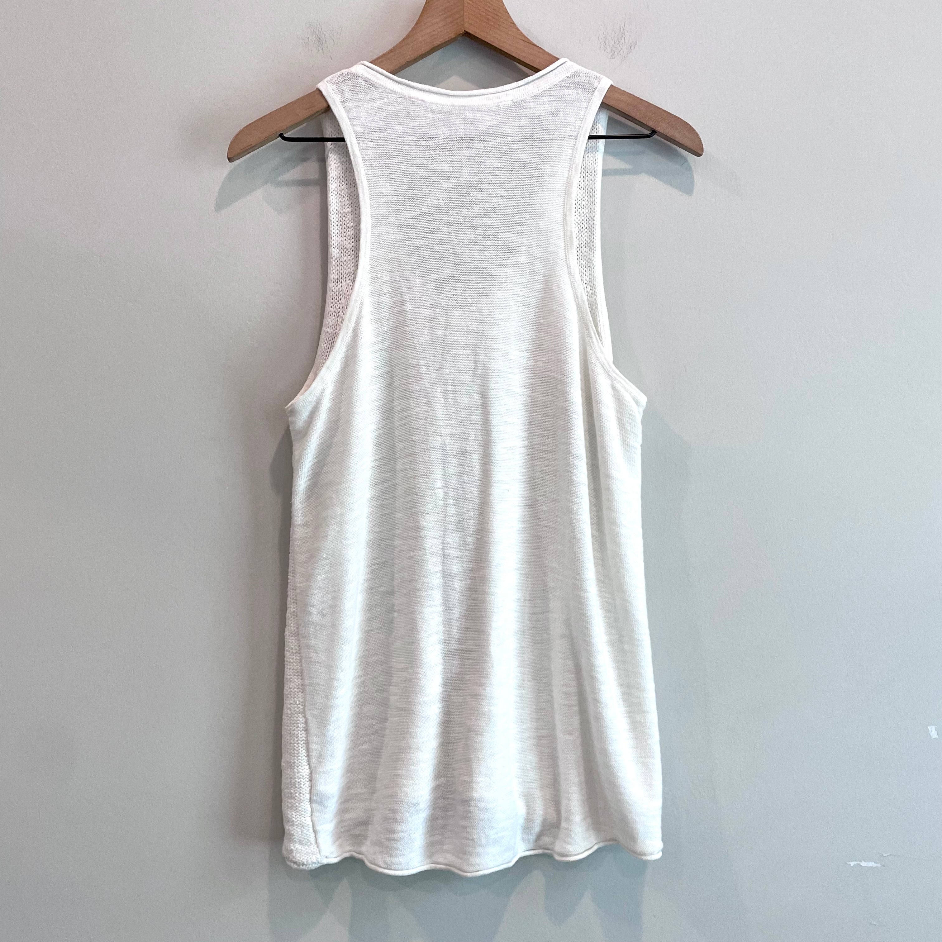 Linen Blend Knit Tank Top