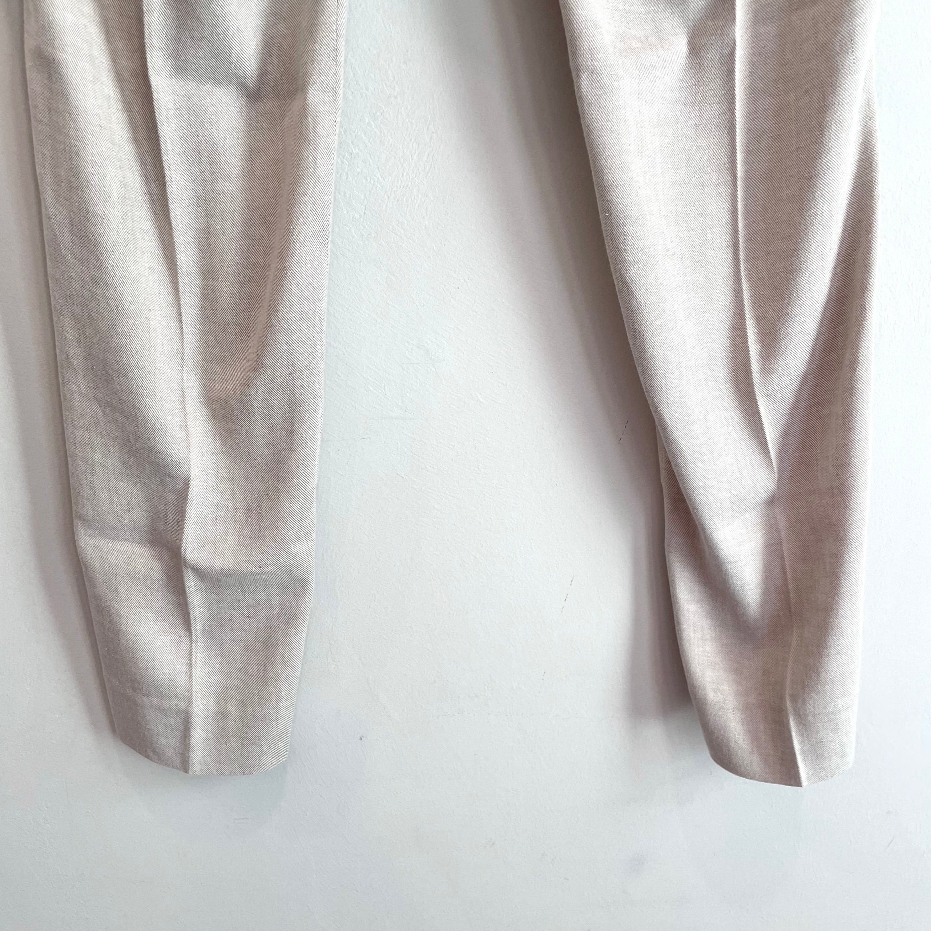 Linen Blend Dress Pants