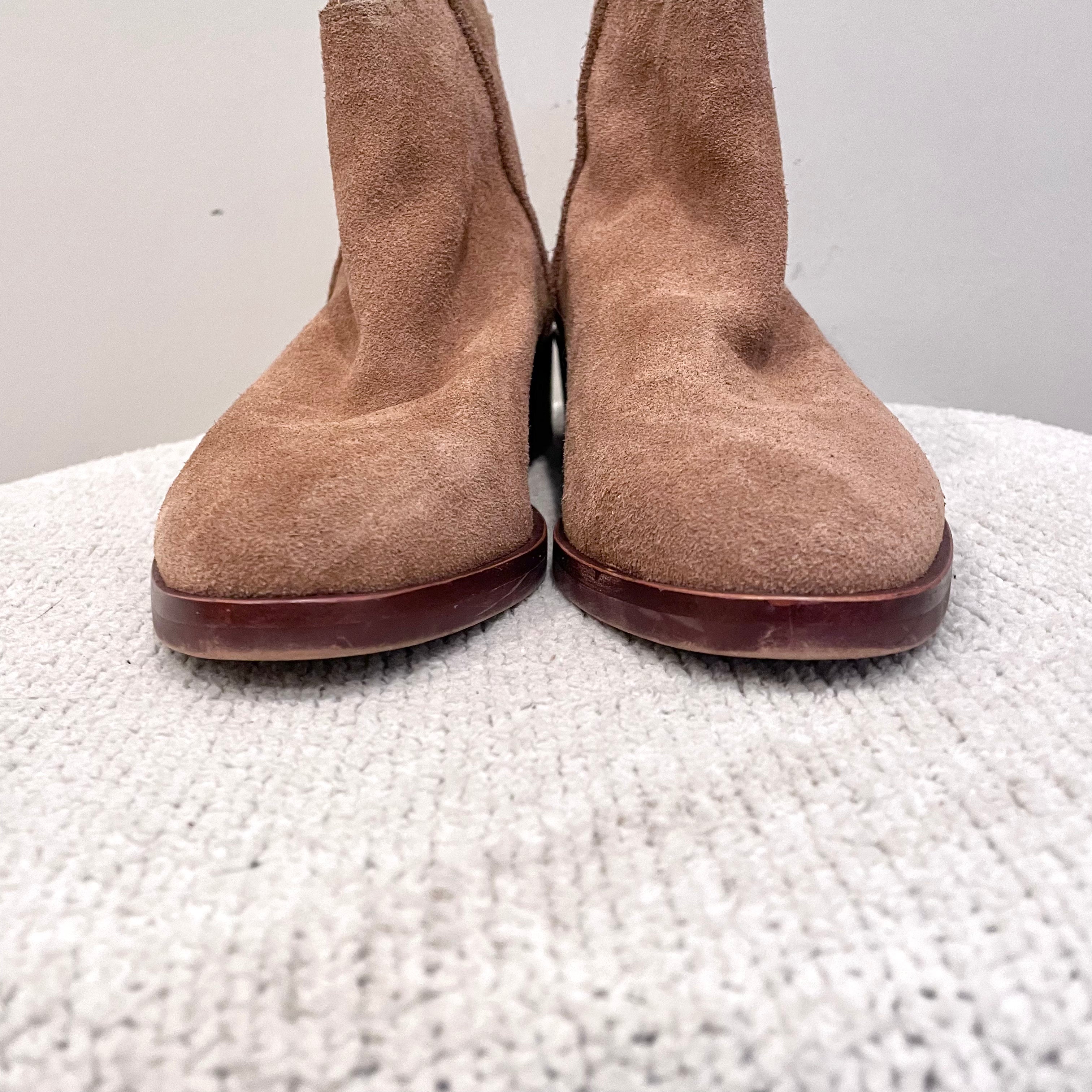 Suede Booties