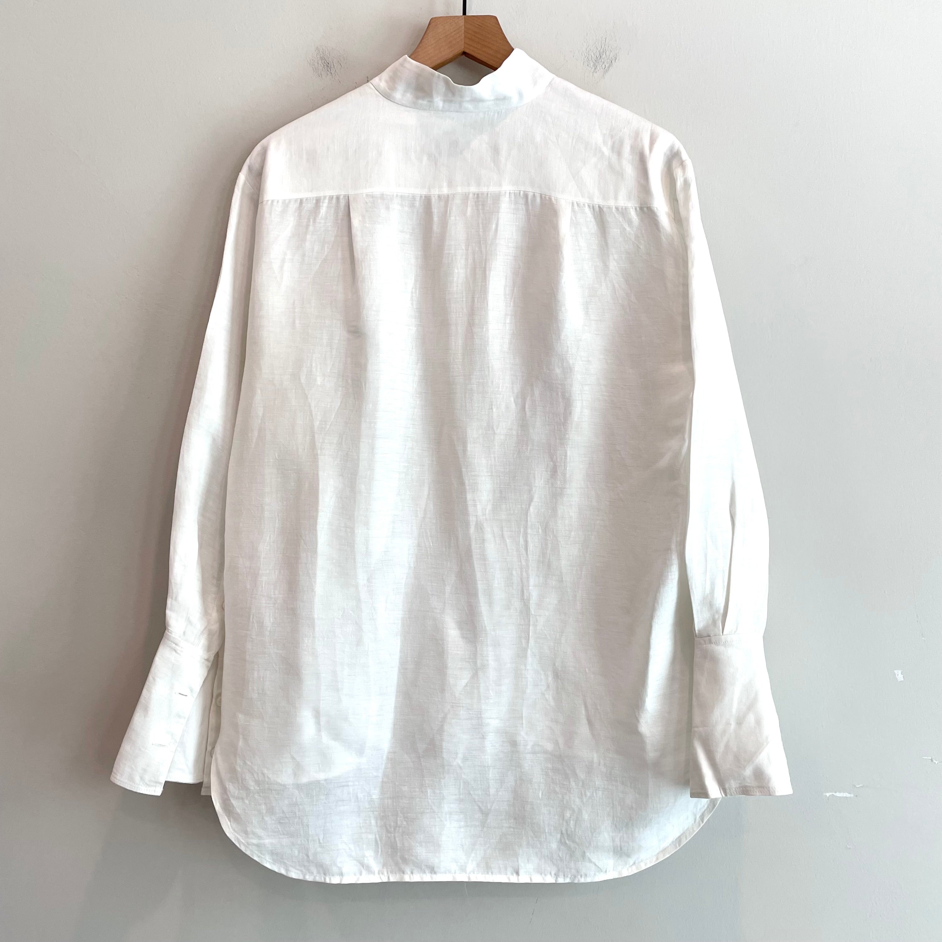 Linen Blend Button Down Shirt