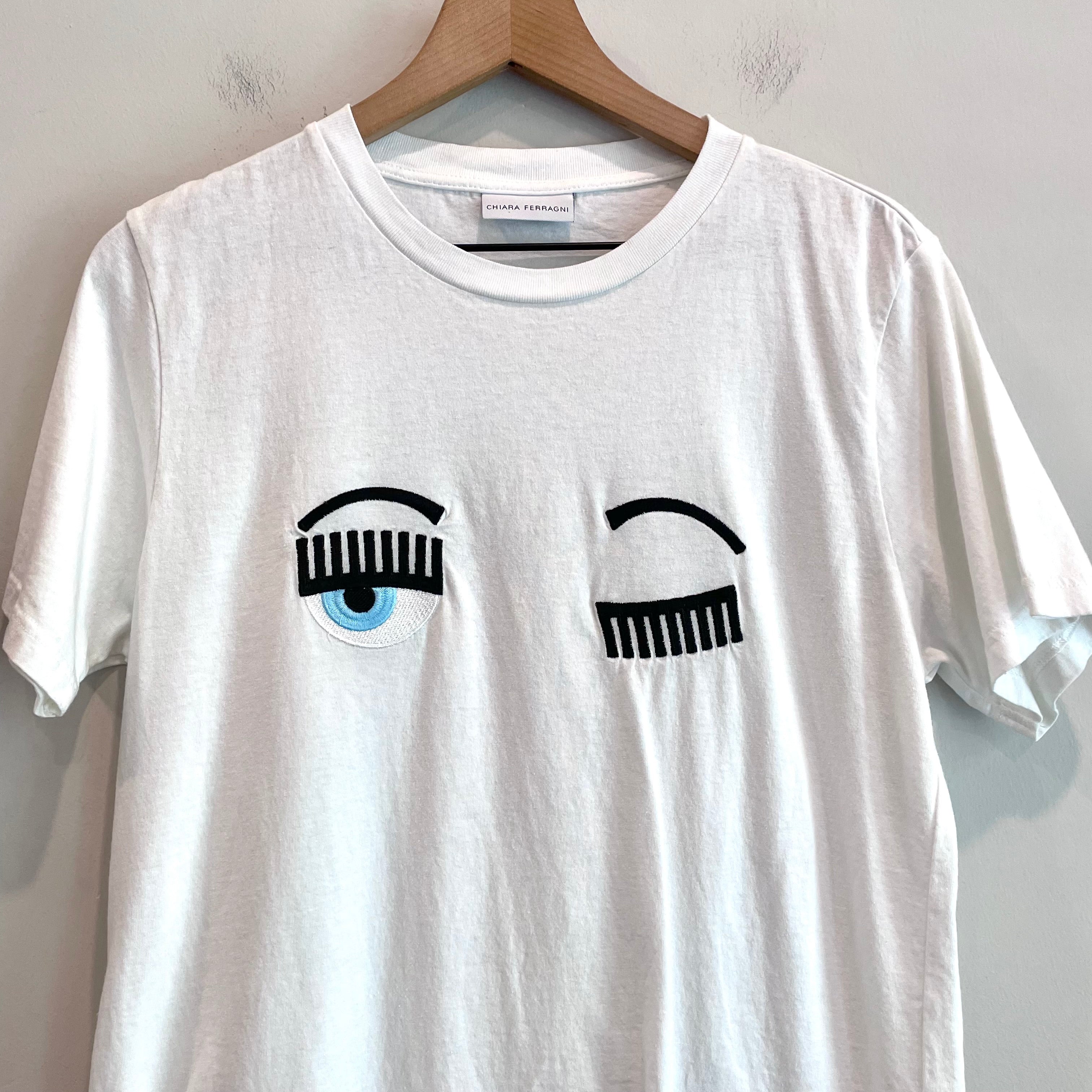 Embroidered Flirty Eye Tee